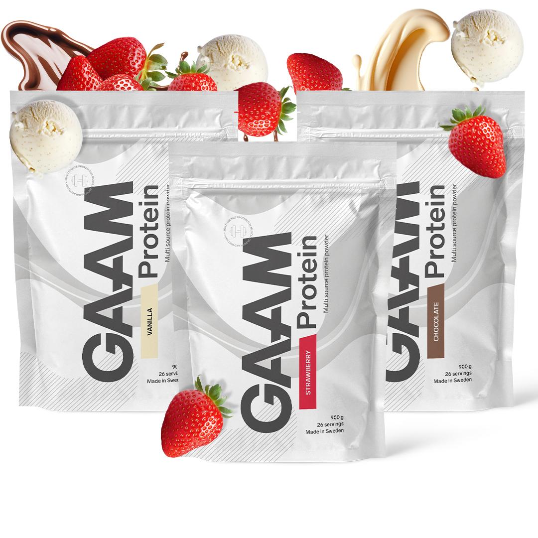 3 x GAAM Protein 900 g