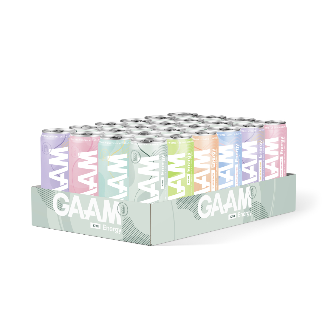 24 x GAAM Energy 330 ml Mixflak