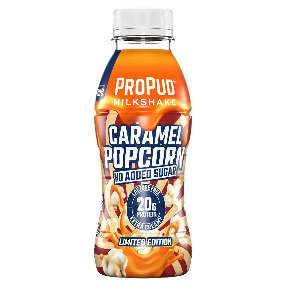 NJIE ProPud Protein Milkshake 330 ml Caramel Popcorn