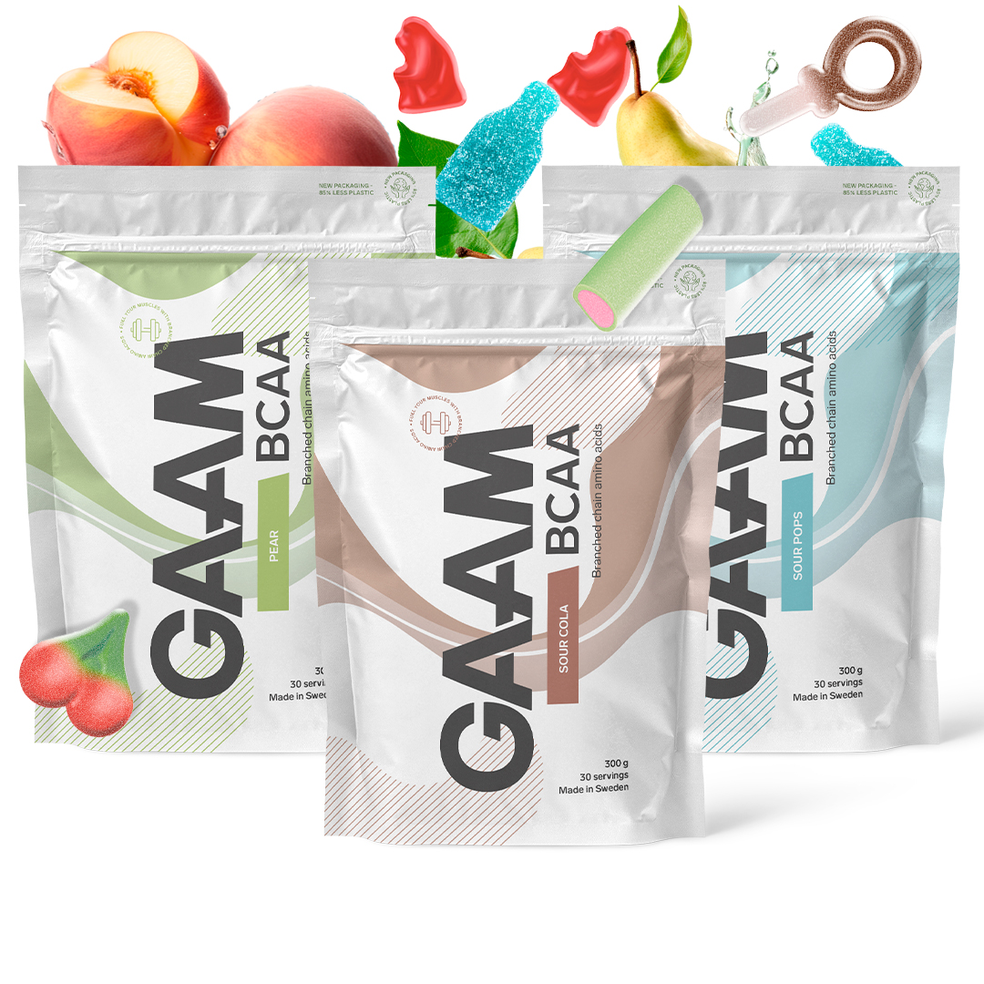 3 x GAAM BCAA 300 g