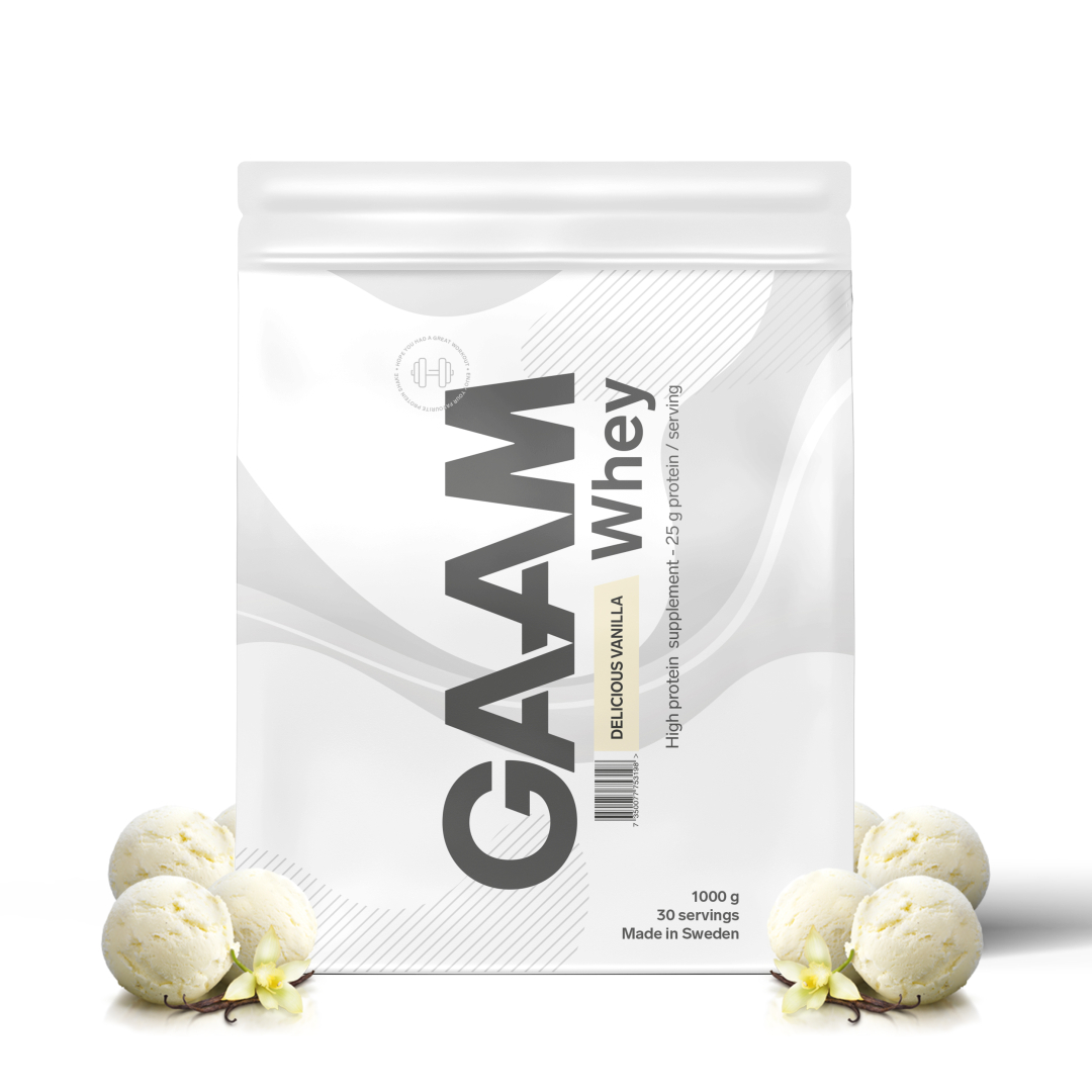 GAAM 100% Whey Premium 1 kg Delicious Vanilla