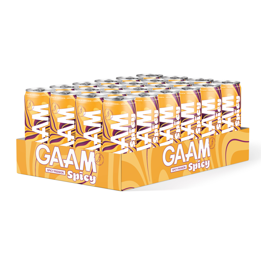 24 x GAAM Energy 330 ml Energidryck