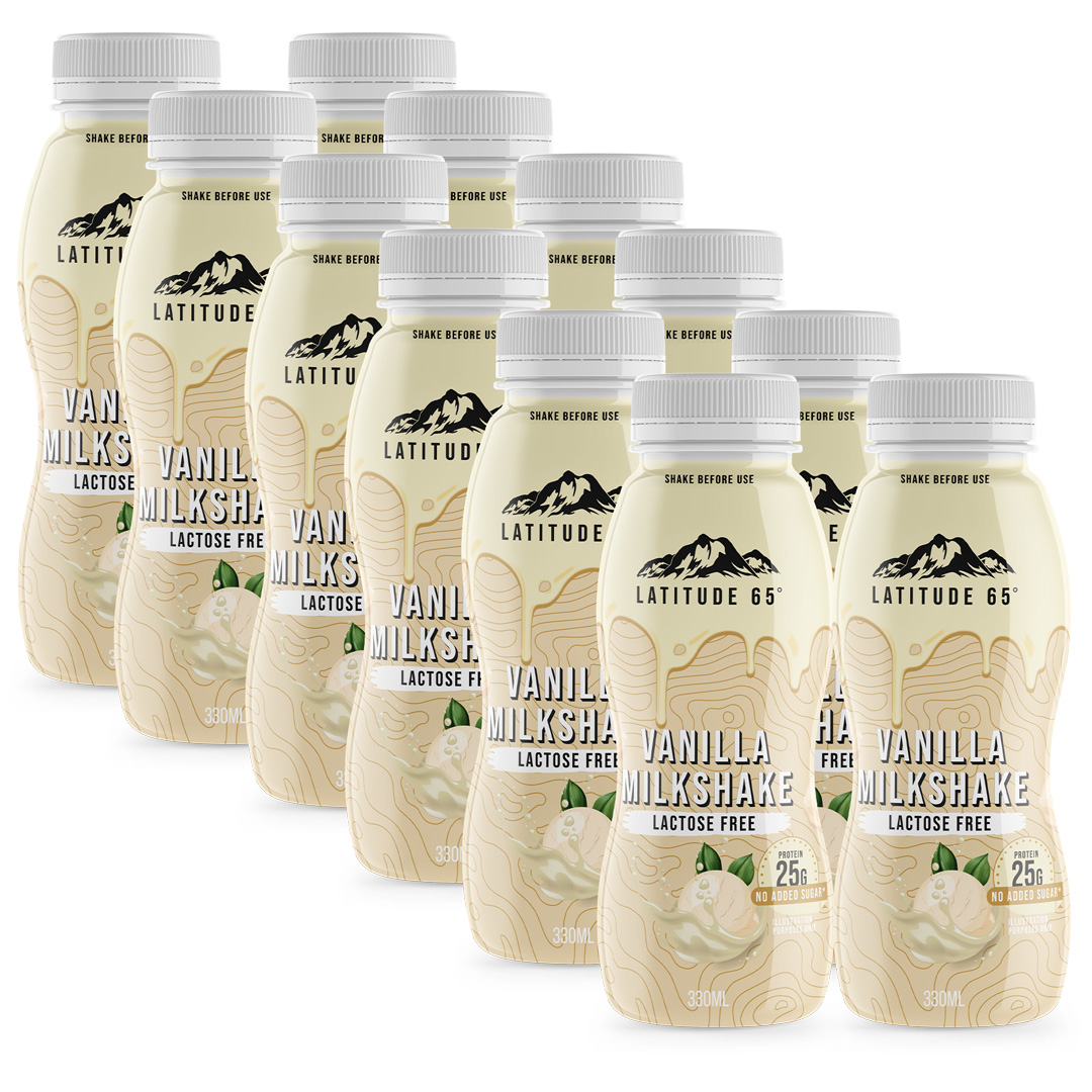 12 x Latitude 65 Milkshake 330 ml Vanilj