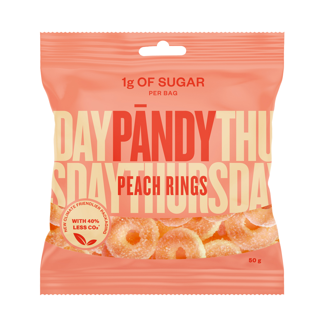 Pändy Candy Peach Rings 50 g