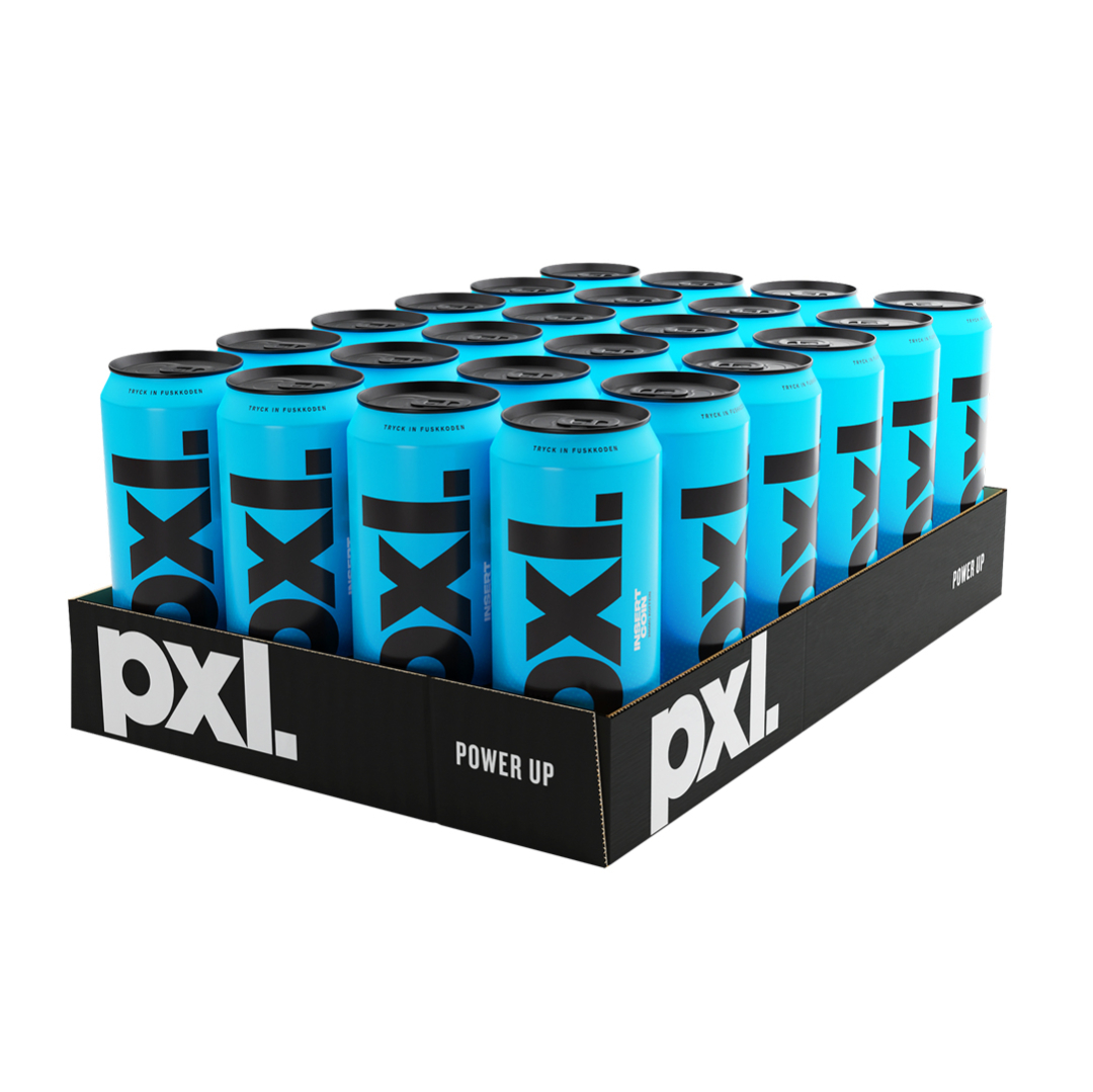 24 x PXL Energy 500 ml Insert Coin