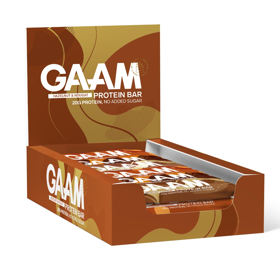 12 x GAAM Protein bar / Soft bar 55 g Mixlåda