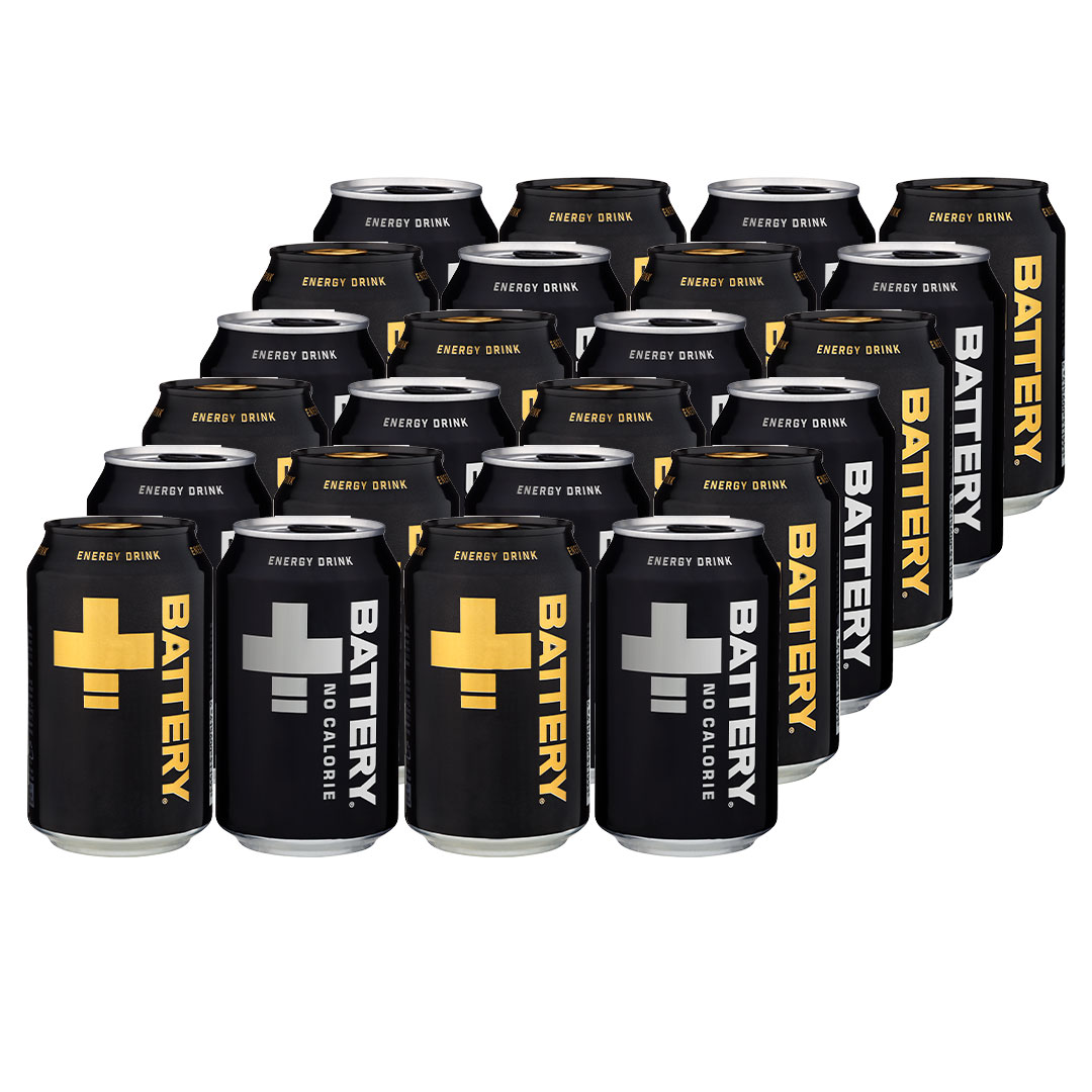 24 x Battery Energy Drink 330 ml Mixflak