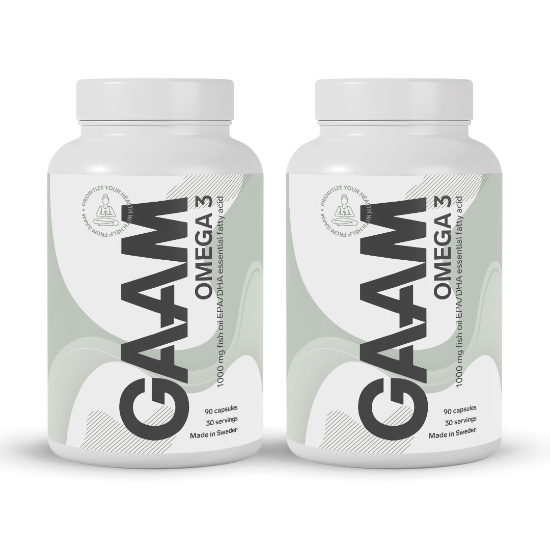 2 x GAAM Omega-3 90 caps