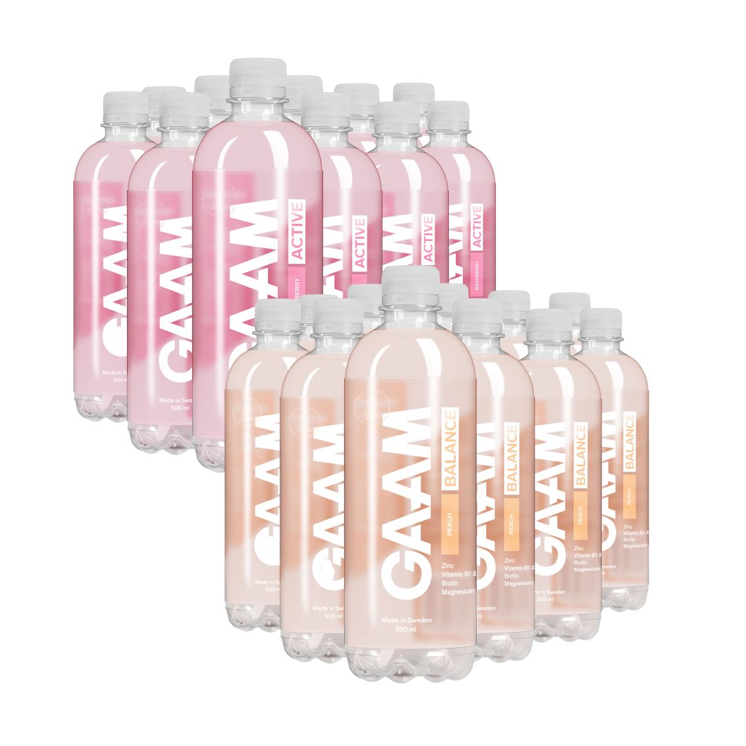 24 x GAAM Vitamindryck 500 ml Mixflak