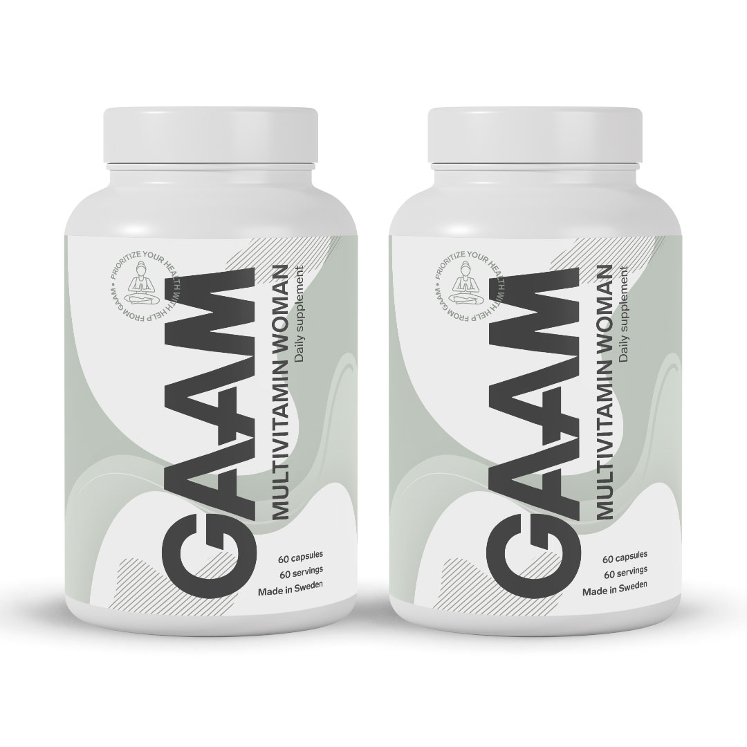 2 x GAAM Multivitamin Woman 60 caps