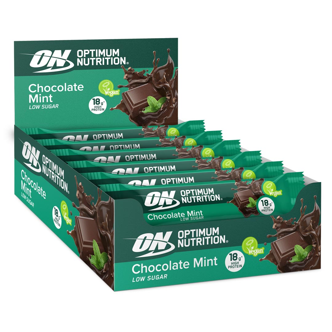 12 X Optimum Nutrition Vegan Protein Bar 60 G