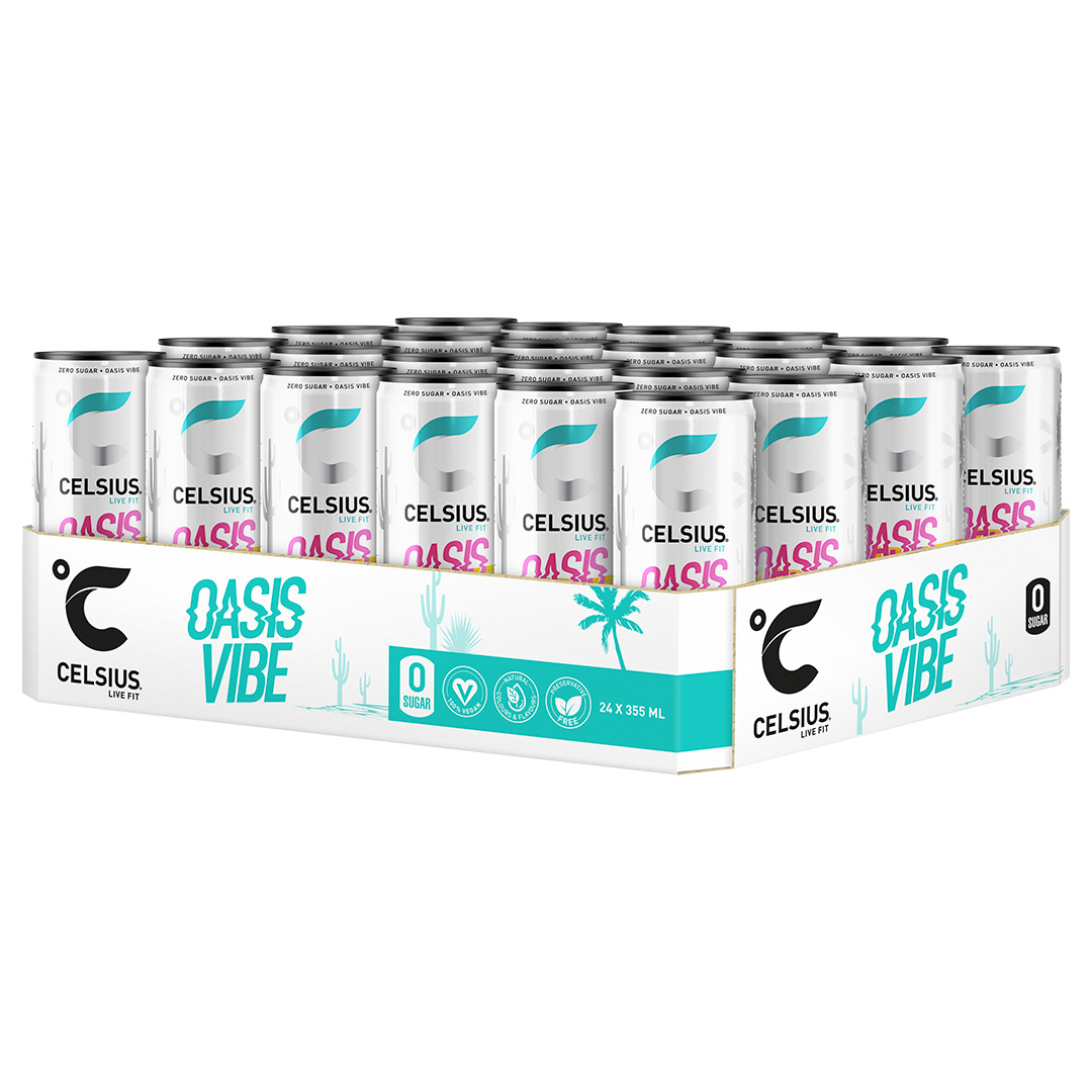 24 x Celsius 355 ml Oasis Vibe SUPER DEAL