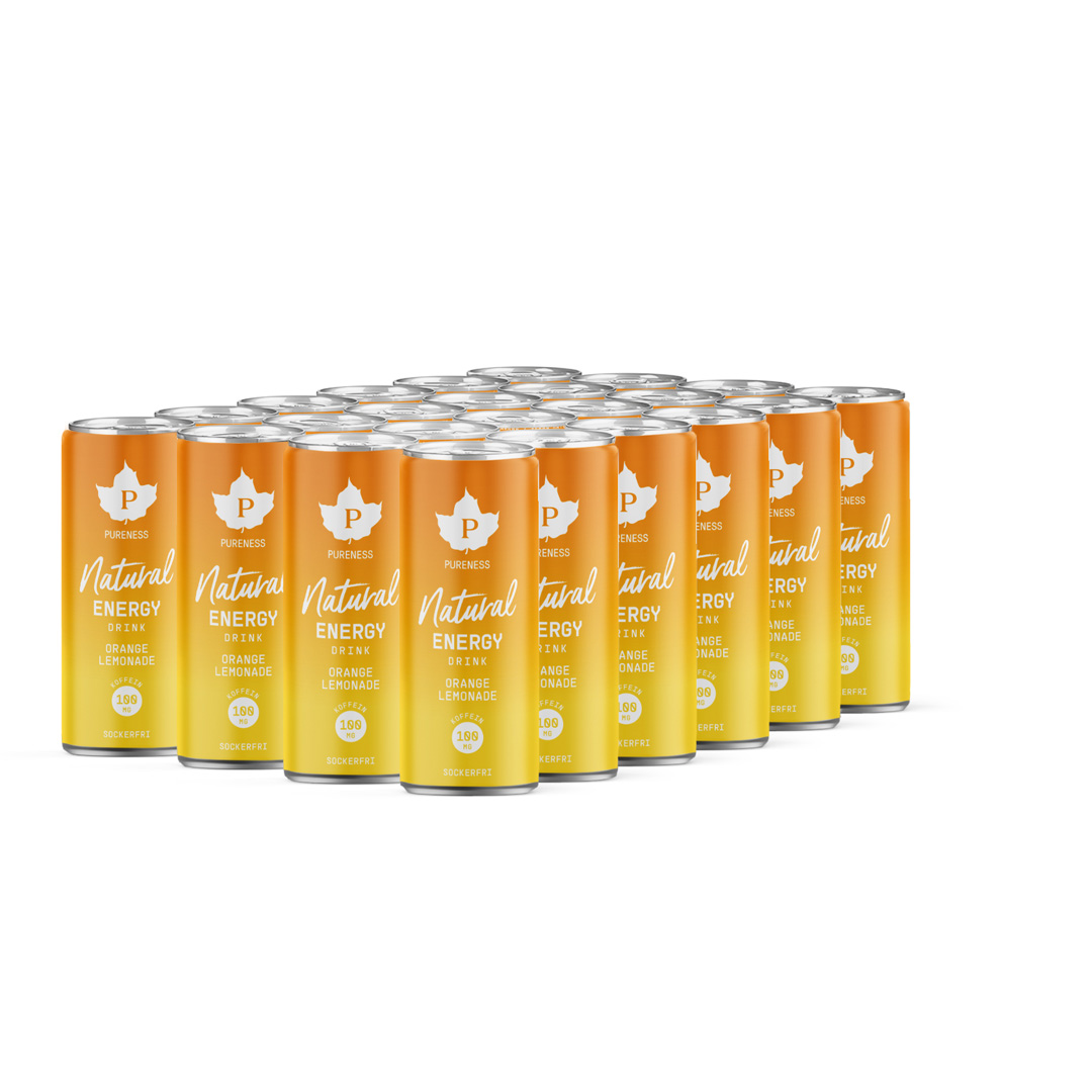 24 x Pureness Natural Energy Drink 330 ml