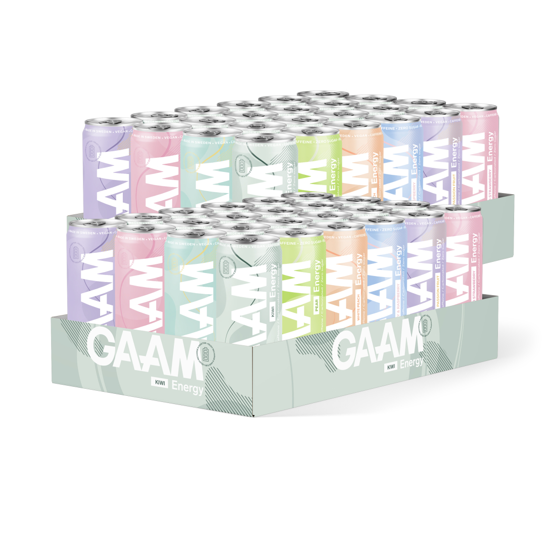 48 x GAAM Energy 330 ml Mixflak