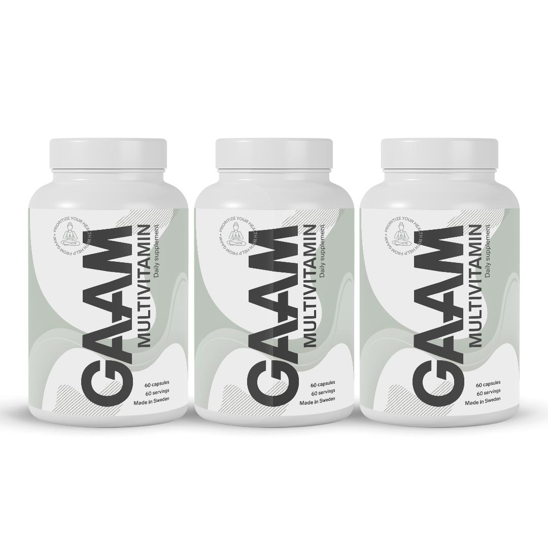 3 x GAAM Multivitamin 60 caps