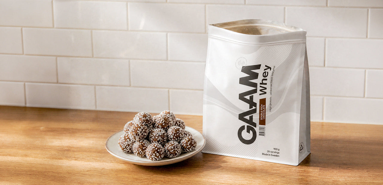 Proteinbollar – Goda chokladbollar med proteinpulver