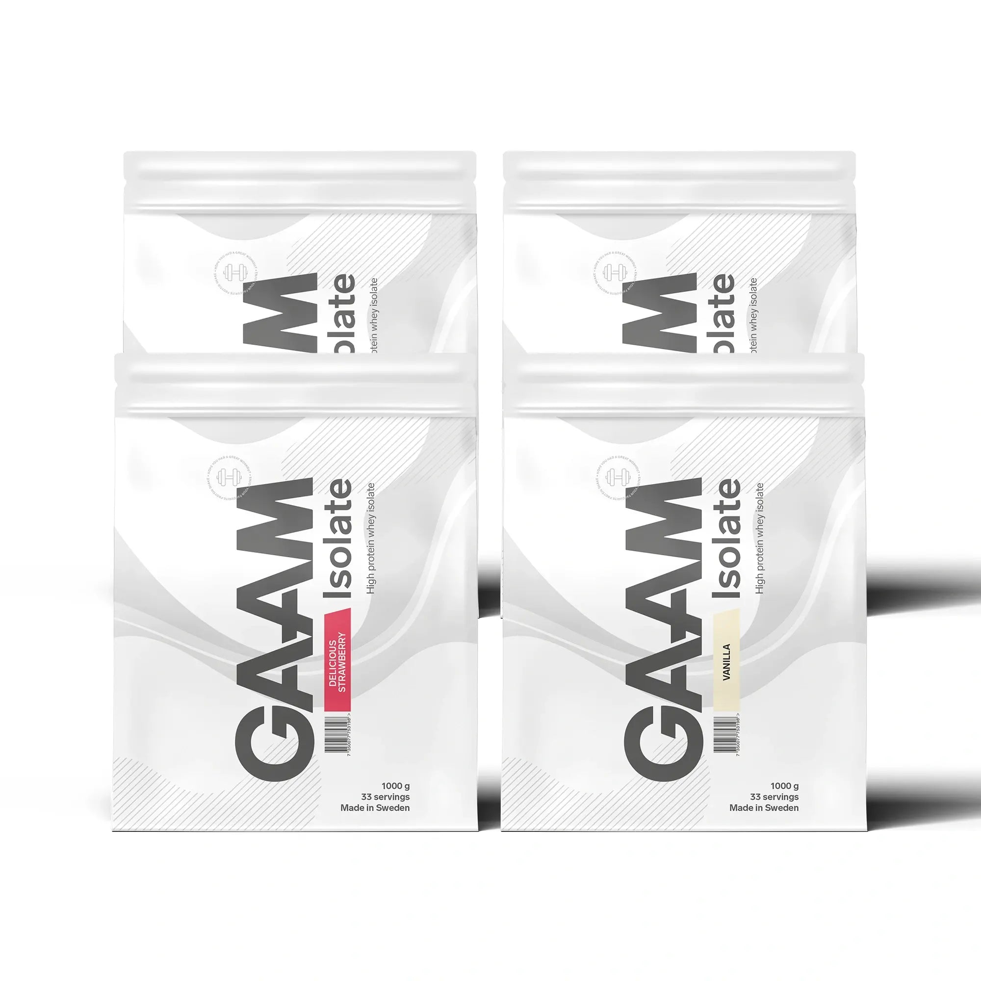 4 x GAAM Isolate 1 kg, bild 1 av 1