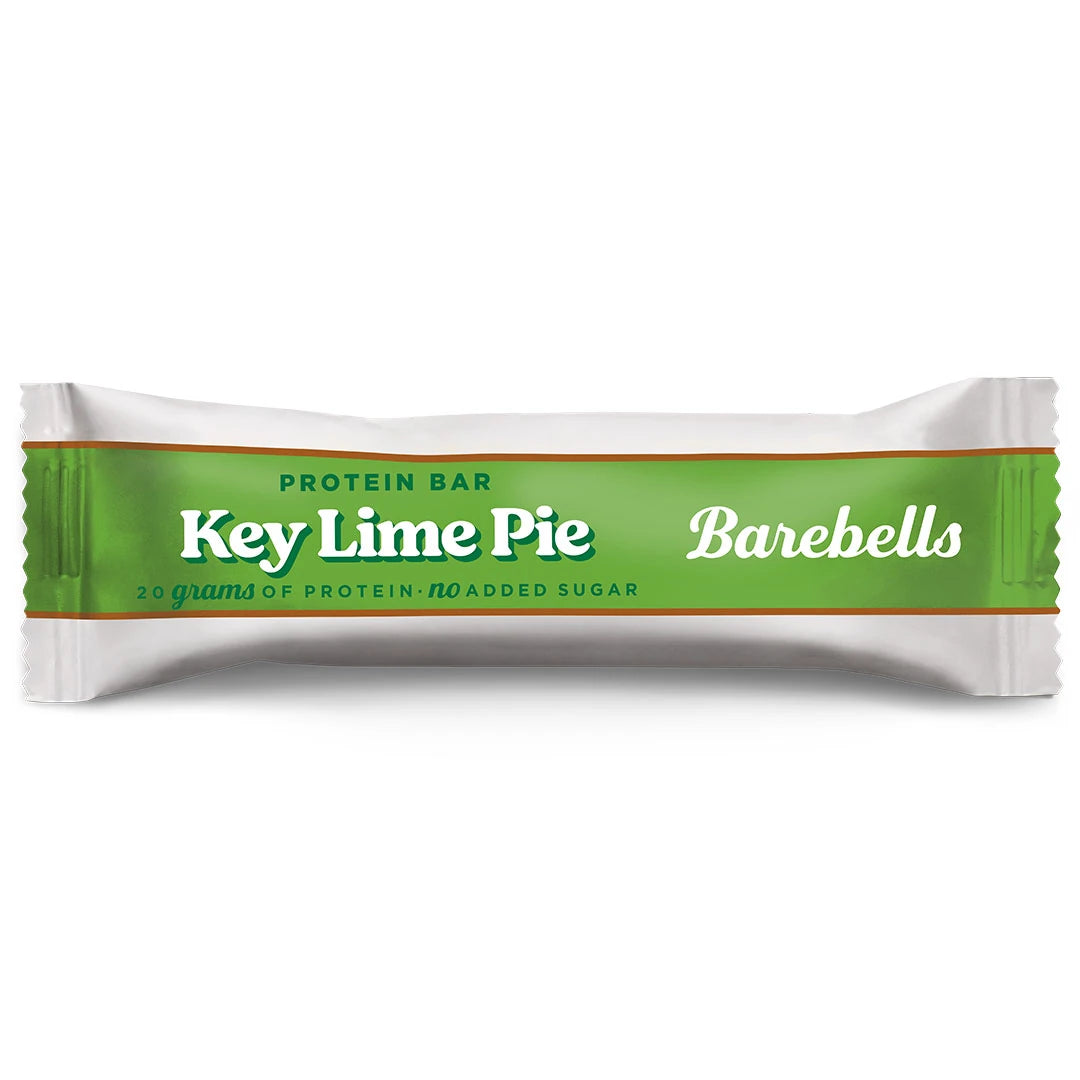 Barebells Soft protein bar 55 g i en vit och grön förpackning för smaken Key Lime Pie., bild 14 av 19