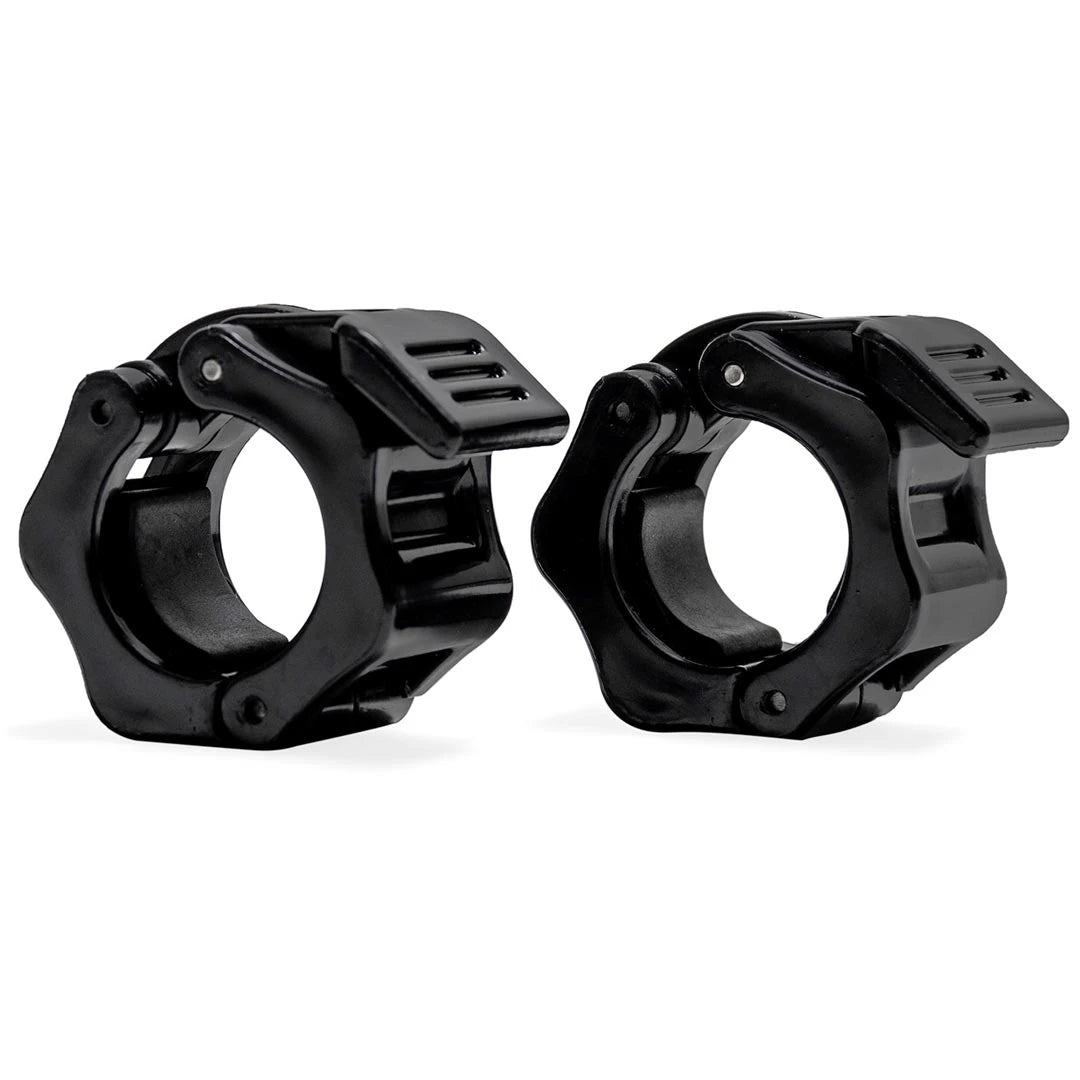 Virtufit Jaw Lock Collar 30 mm Black är två svarta viktlås i nylon för snabb och säker låsning av skivstänger.