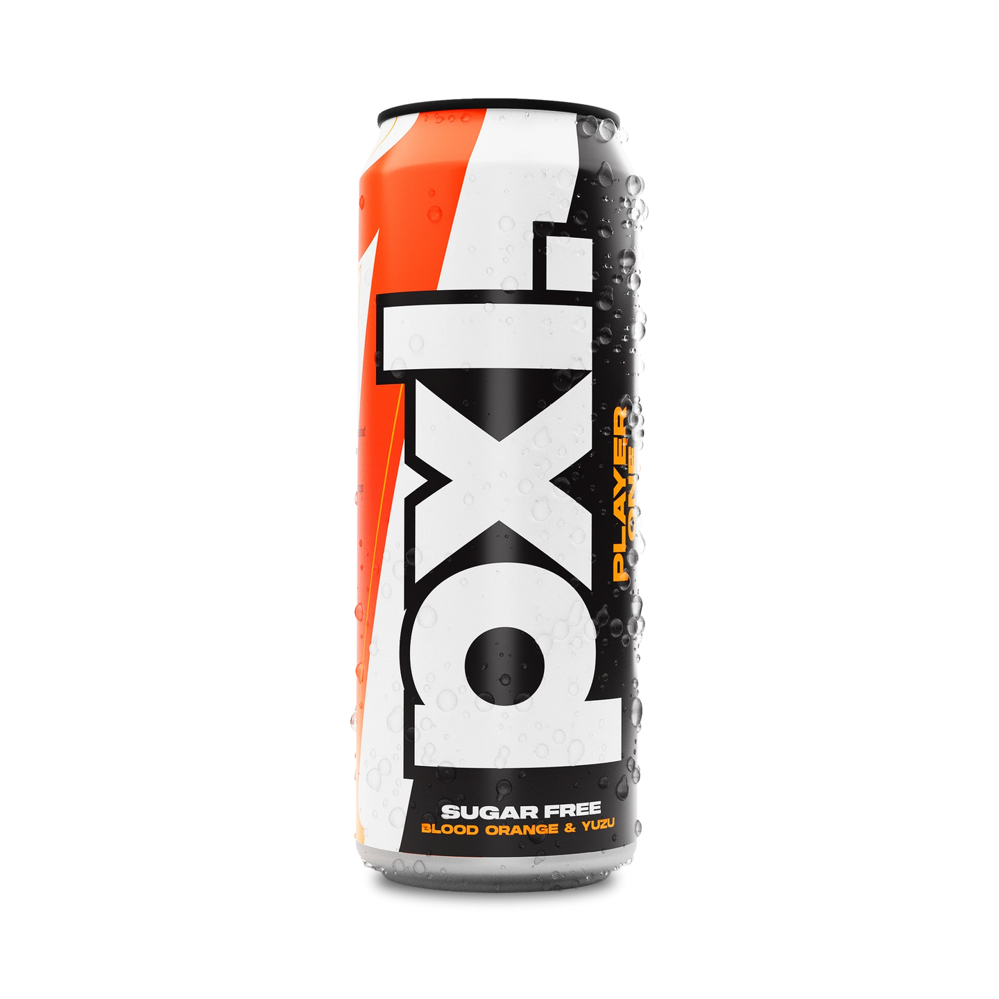 PXL Energy 500 ml sockerfri energidryck i en orange, svart och vit burk för smaken Player One., bild 8 av 8