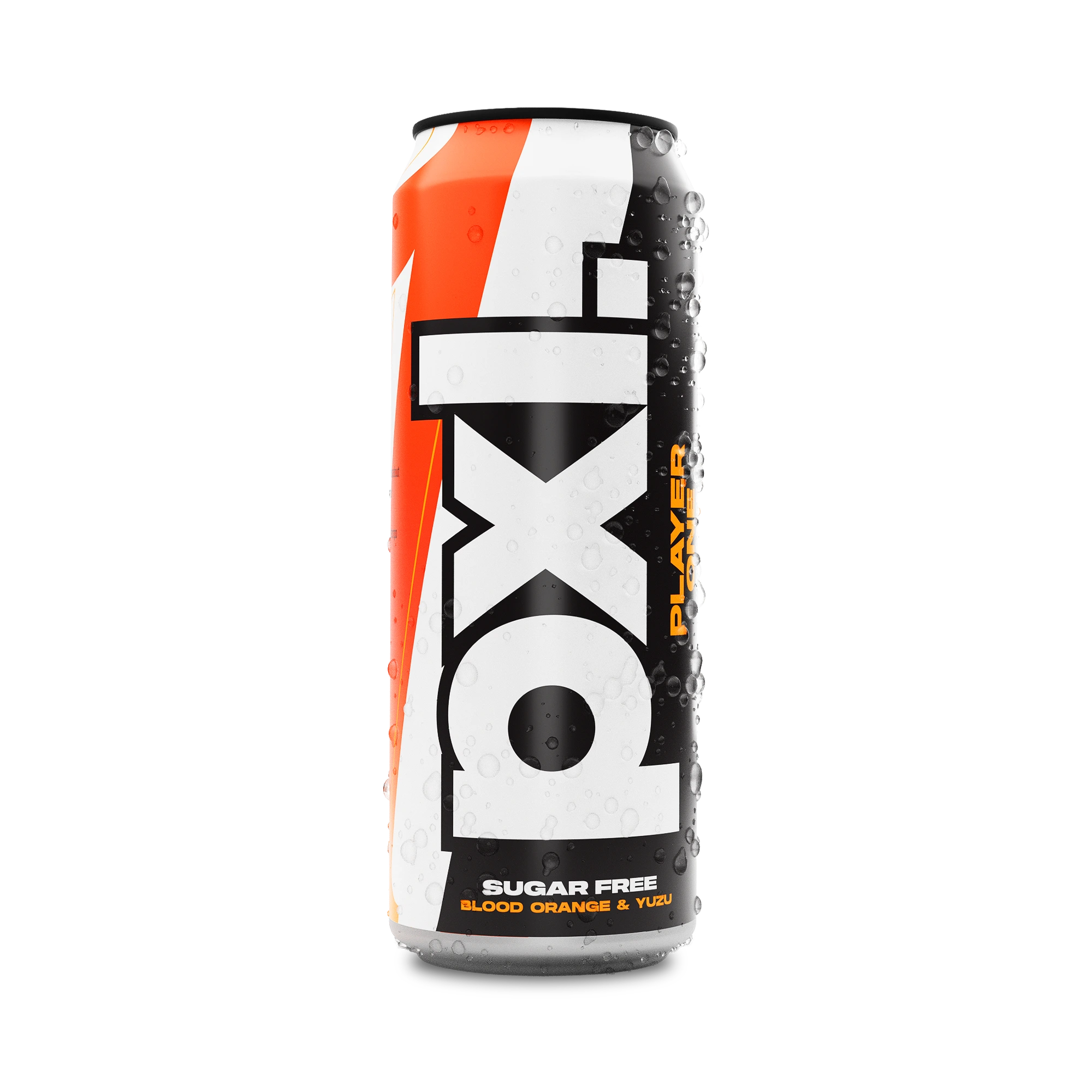 PXL Energy 500 ml sockerfri energidryck i en orange, svart och vit burk för smaken Player One., bild 8 av 8