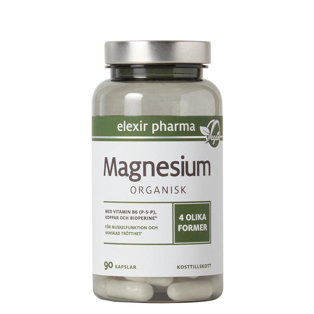Elexir Pharma Magnesium Organisk 90 caps