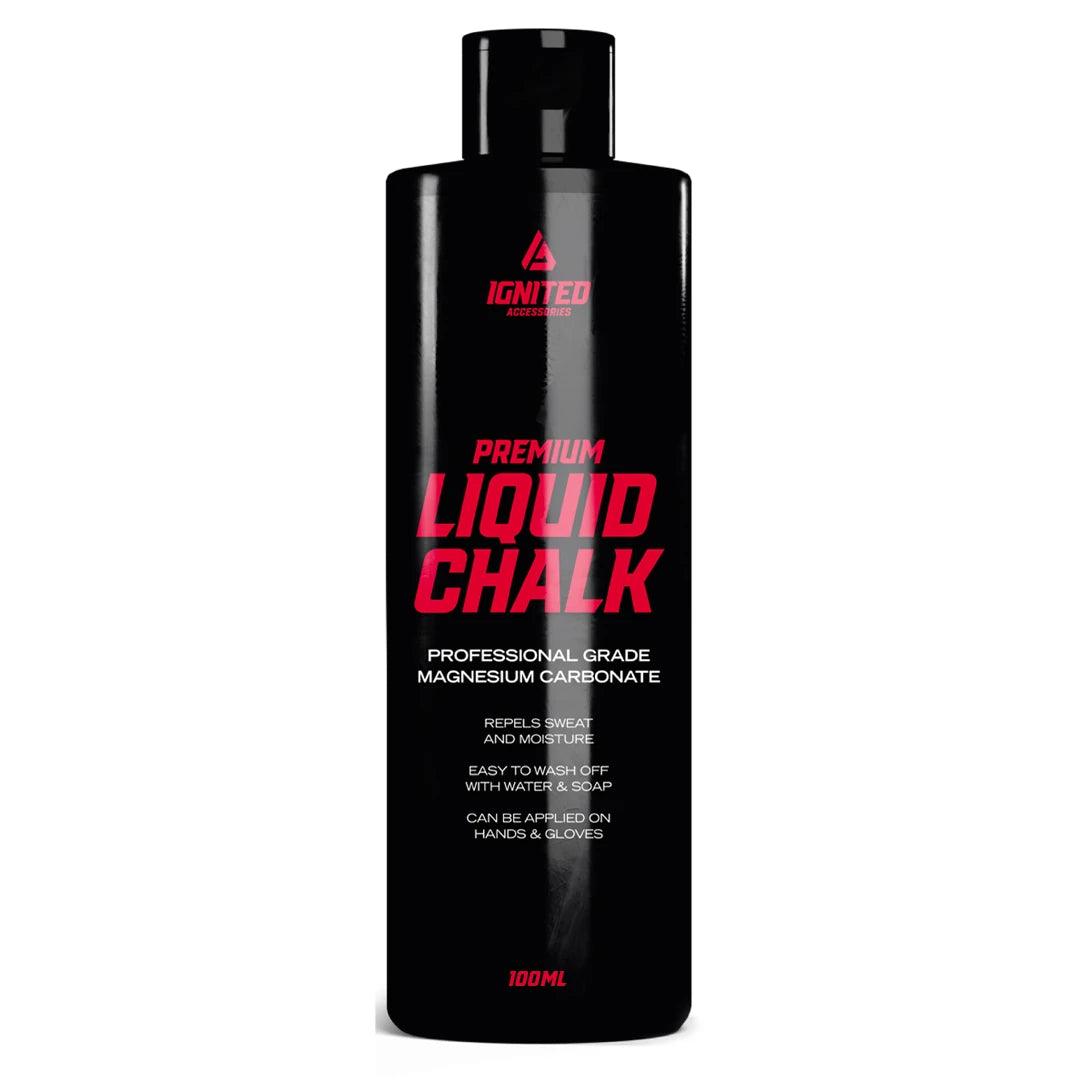 Ignited Liquid Chalk 100 ml flytande krita i en svart flaska med röda och vita detaljer., bild 1 av 1