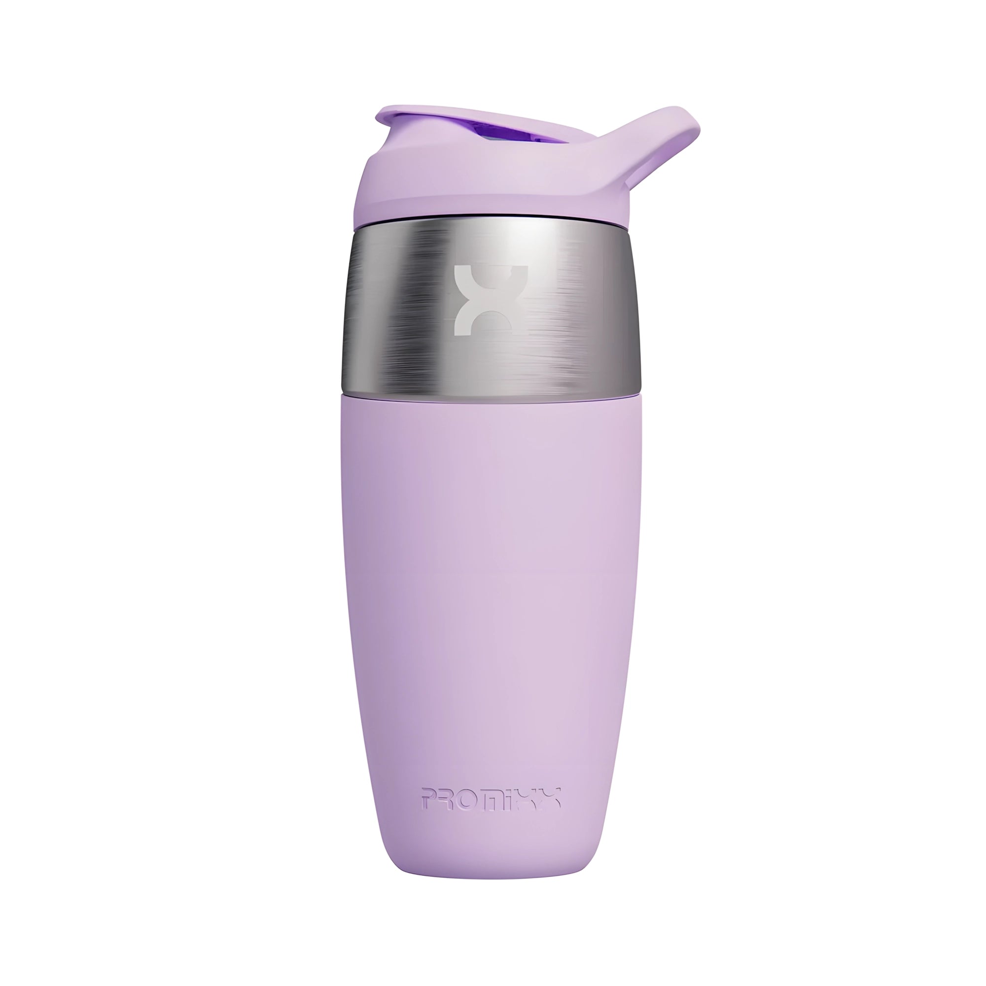 Ljuslila ProMixx Pursuit Single Wall Steel 950 ml shaker i rostfritt stål med silikonfront., bild 1 av 2