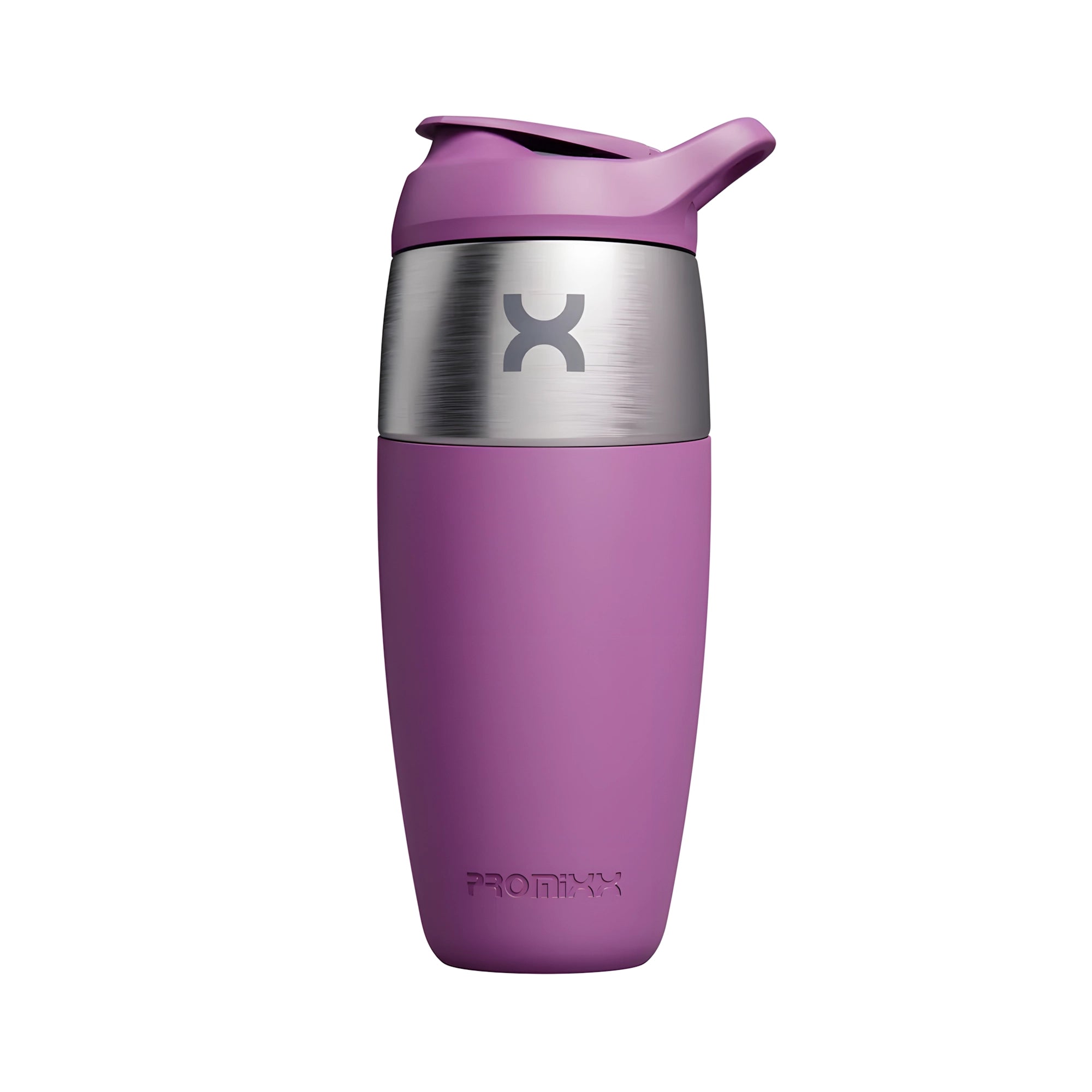 ProMixx Pursuit Single Wall Steel 950 ml shaker i rostfritt stål och lila silikon för färgen Lilac., bild 2 av 2