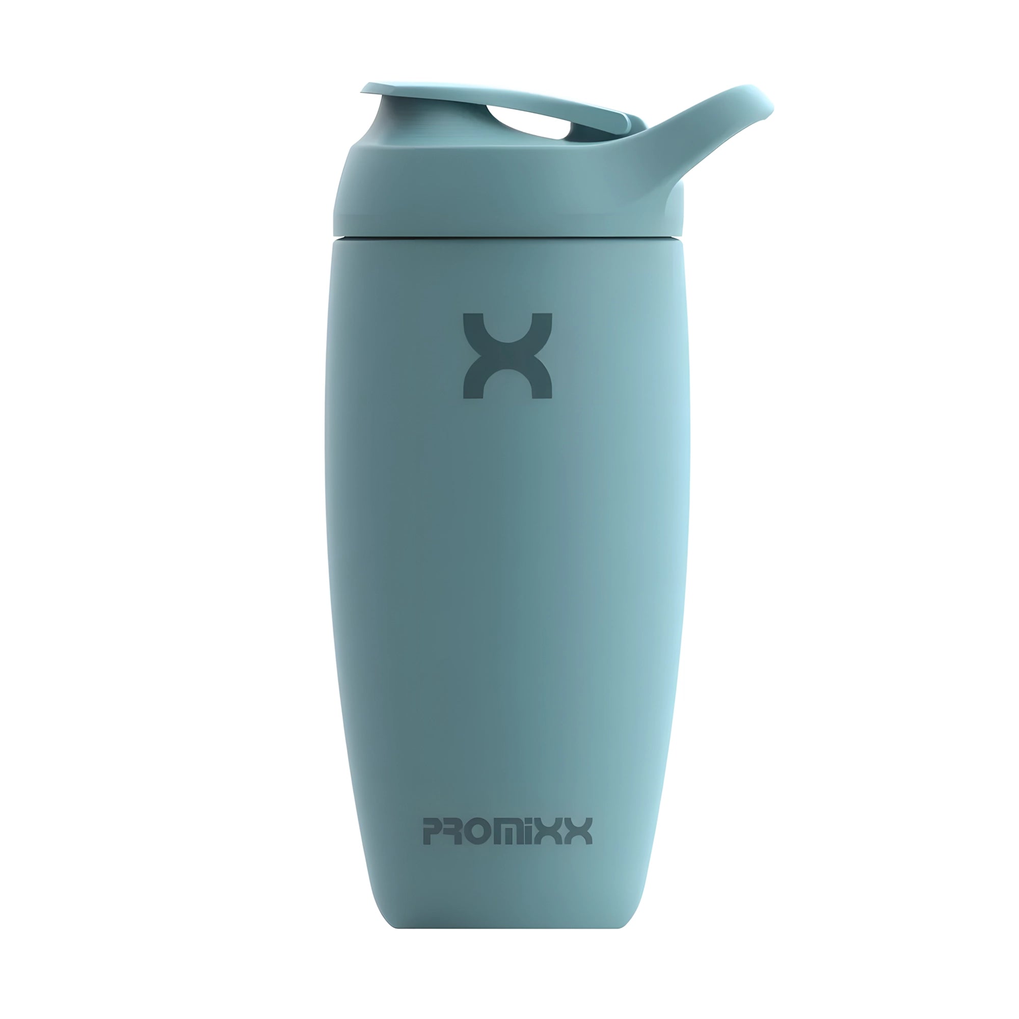 ProMixx Pursuit Double Wall Steel 550 ml isolerad shaker i blågrön soft-touch silikon med sportlock., bild 2 av 5
