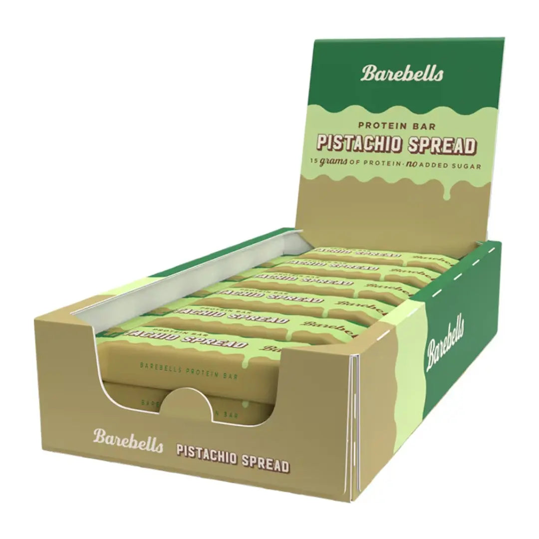 12 x Barebells Soft Bar 55 g Pistachio Spread, bild 1 av 1