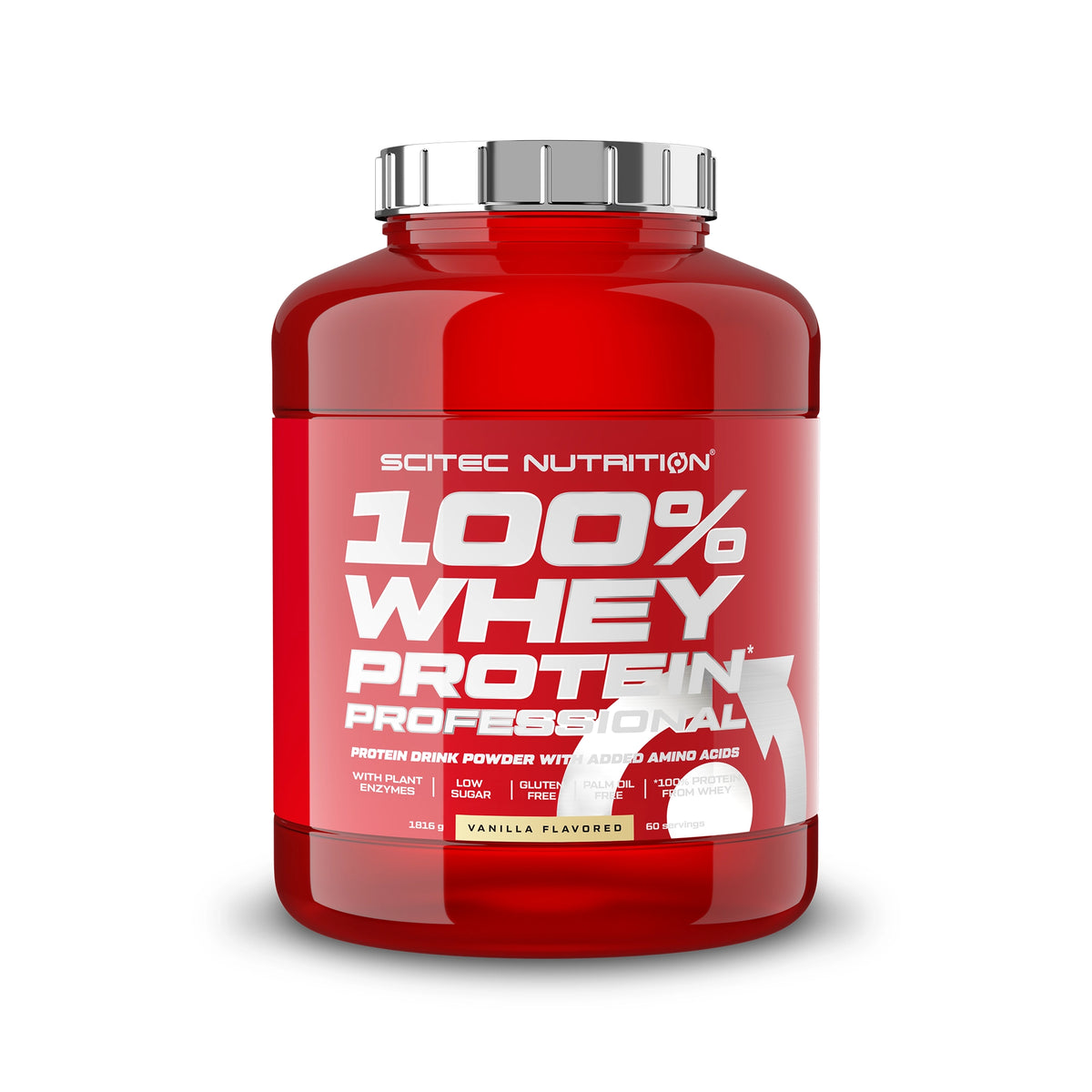 Scitec Nutrition 100% Whey Protein Professional 1.81 kg, bild 1 av 11