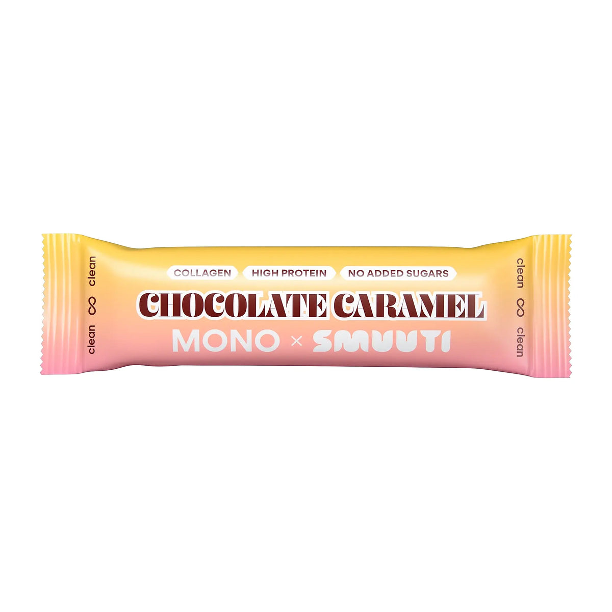 Clean MONO X Smuuti Collagen Bar 40 g Chocolate Caramel, bild 1 av 1