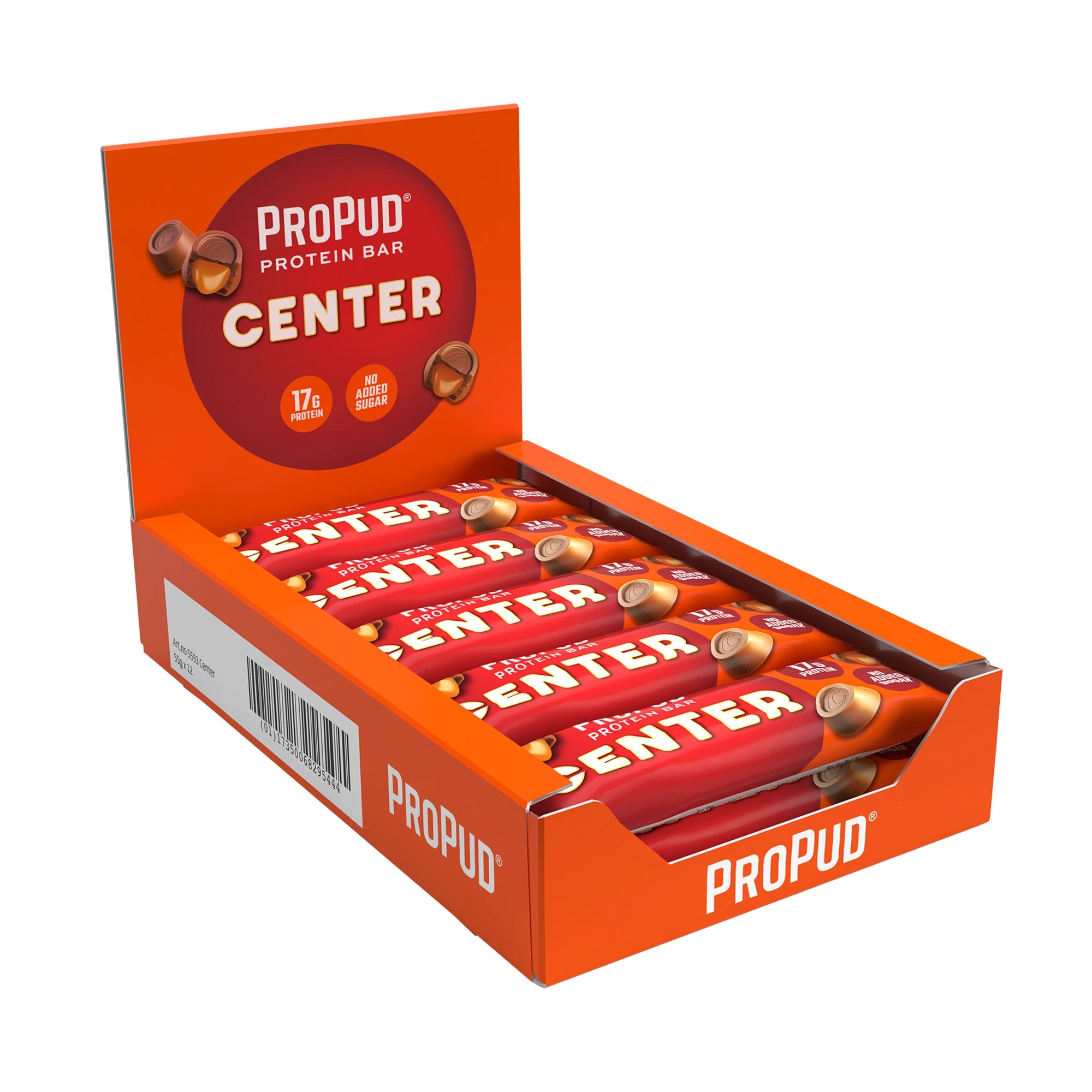 12 x NJIE ProPud Proteinbar 55 g Center, bild 1 av 1