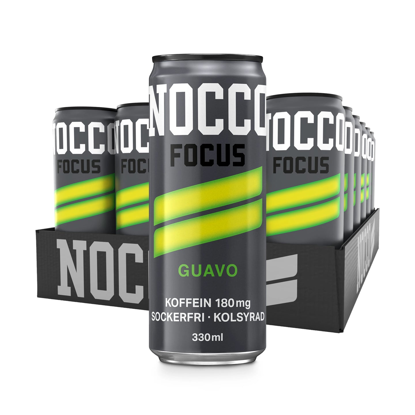 24 x NOCCO FOCUS 330 ml Guavo, bild 1 av 1