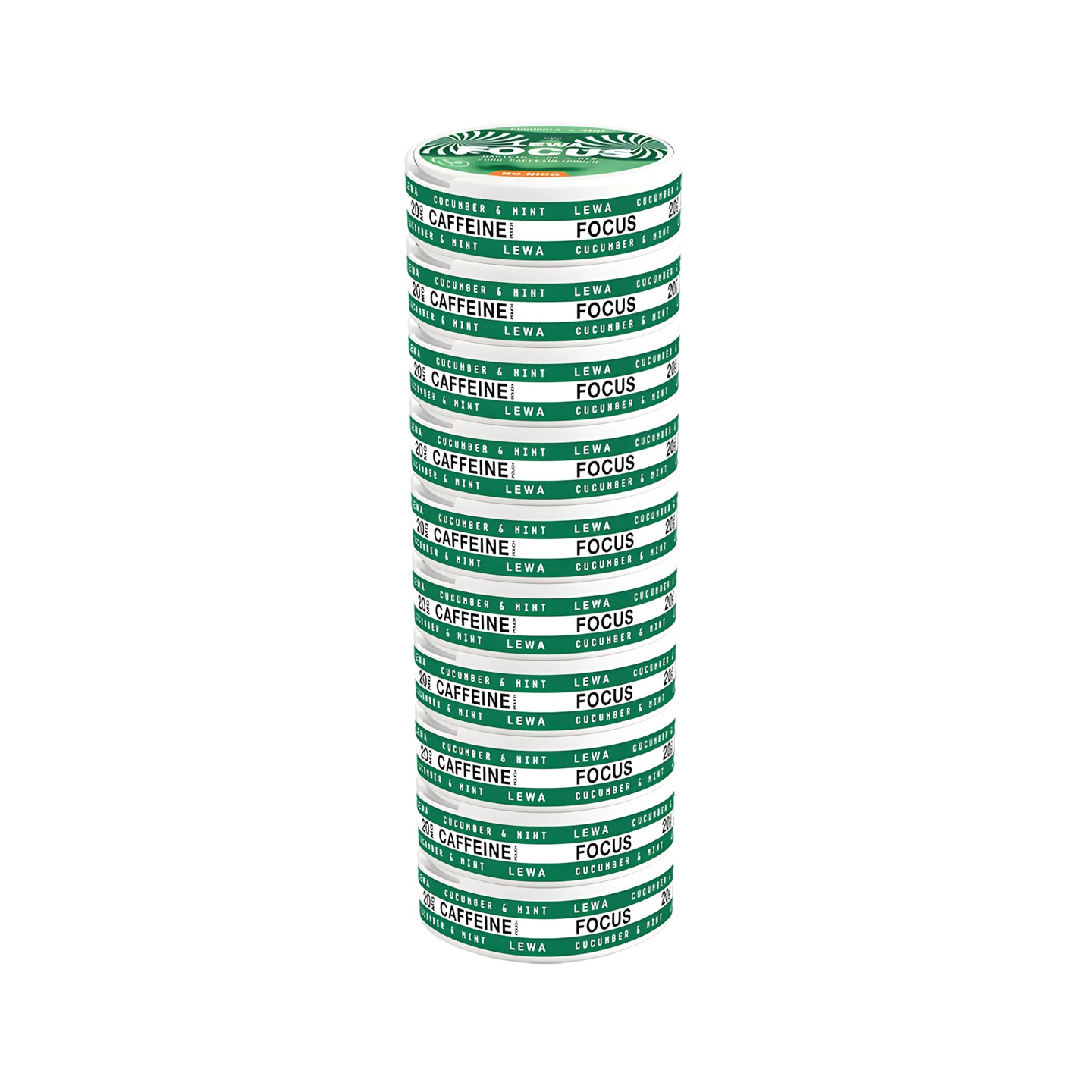 10 x LEWA Focus No Nico Cucumber/Mint, bild 1 av 1