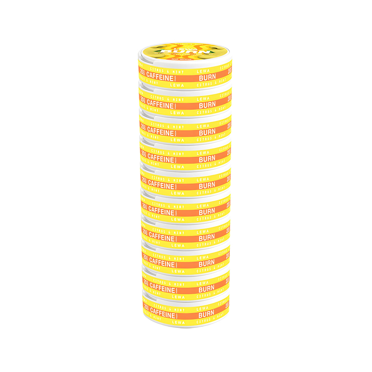 10 x LEWA Burn No Nico Citrus/Mint