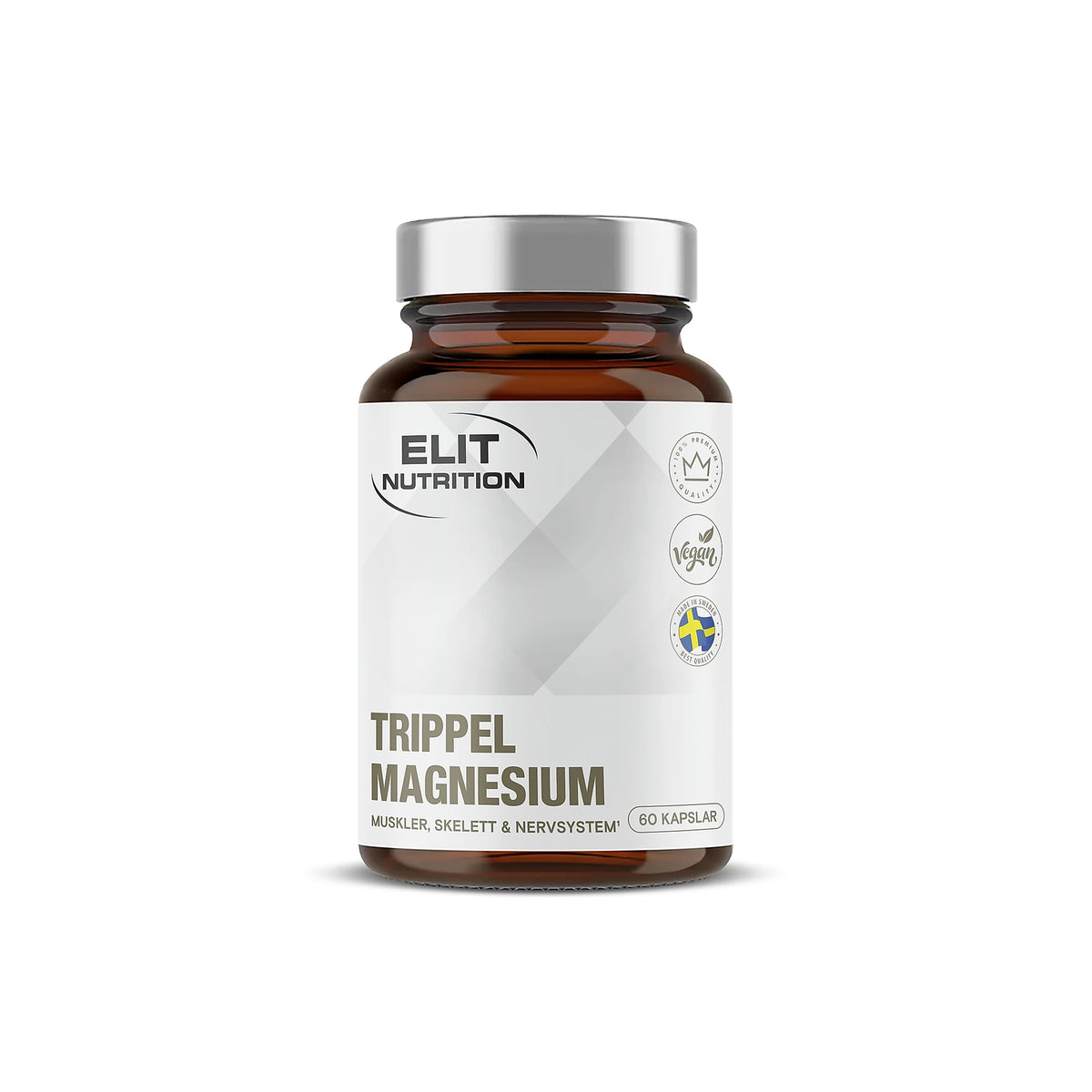 Elit Nutrition Trippel Magnesium 60 kapslar