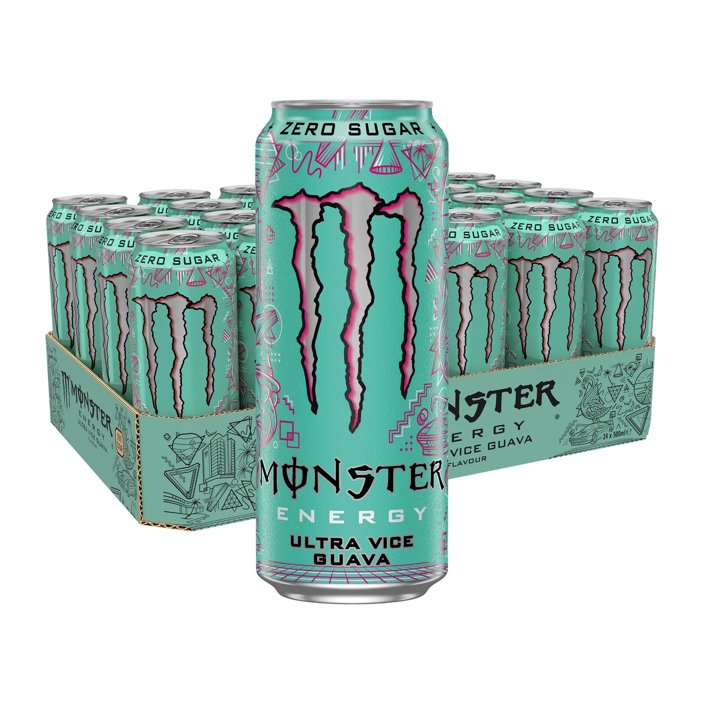 24 x Monster Energy 500 ml Ultra Vice Guava (Sugarfree), bild 1 av 1