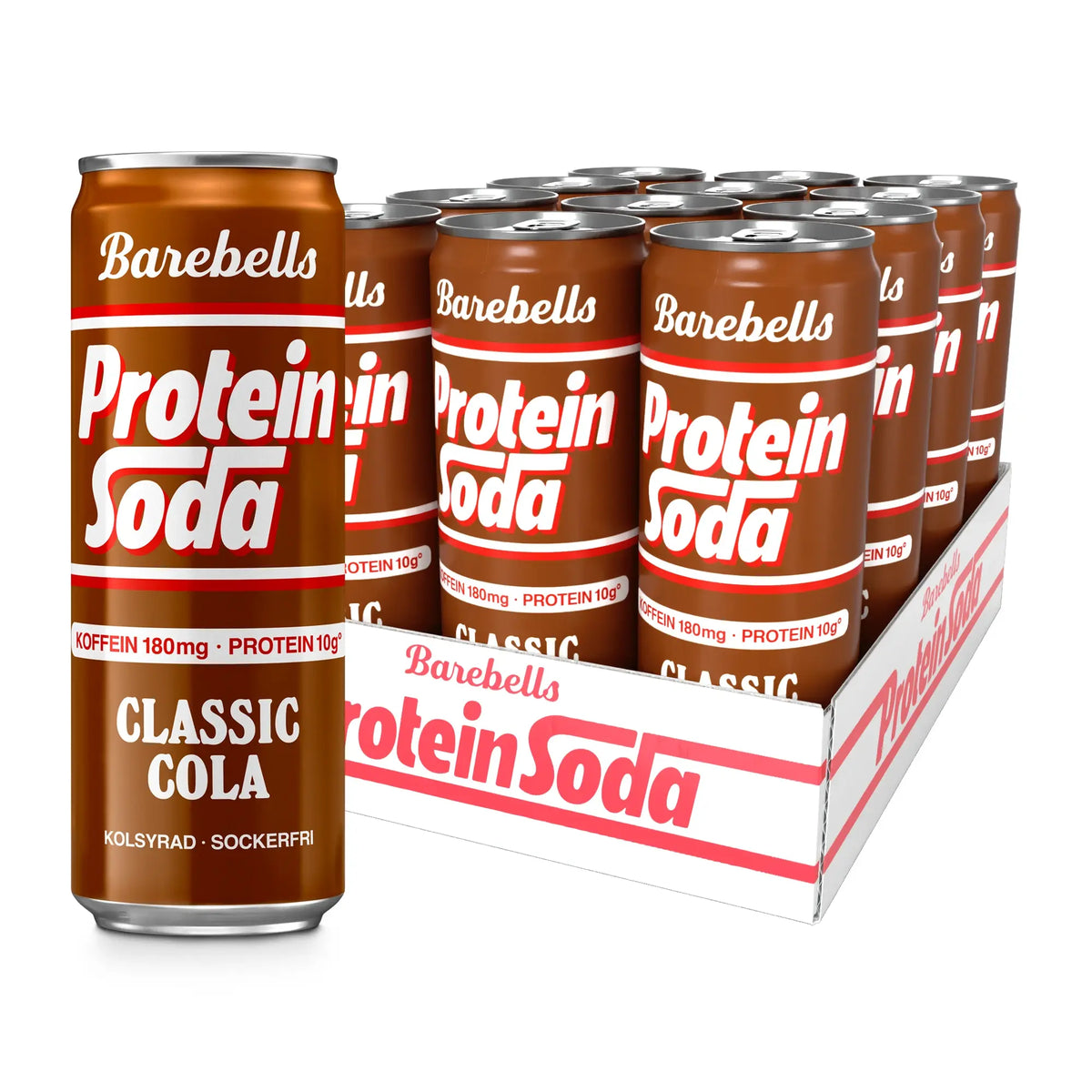 12 x Barebells Protein Soda 355 ml Classic Cola, bild 1 av 1