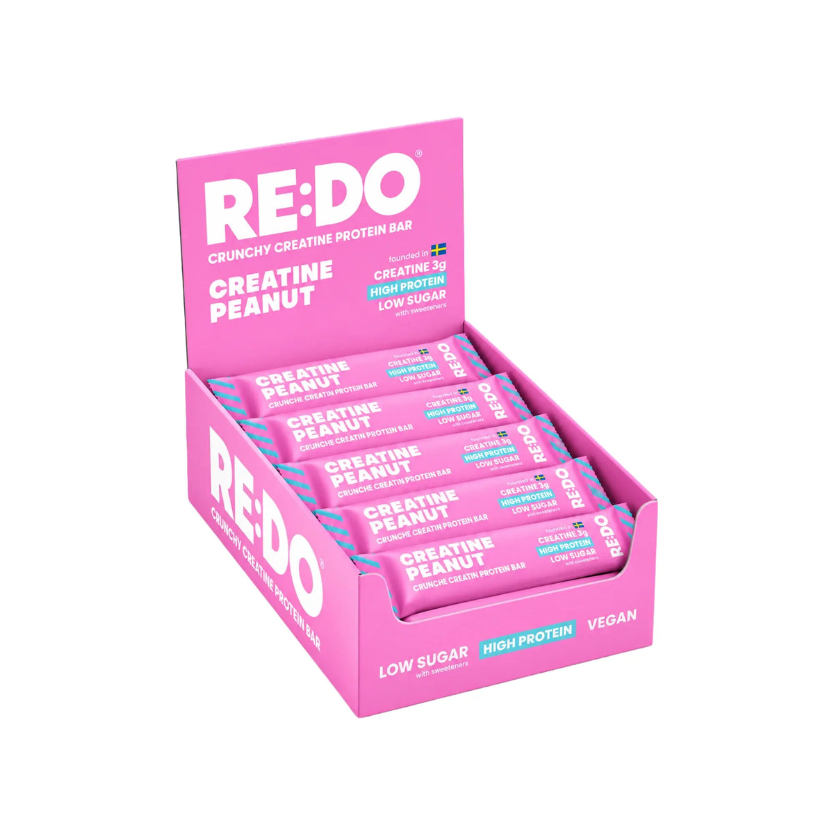 15 x REDO Creatine Bar 40 g Peanut Caramel, bild 1 av 1