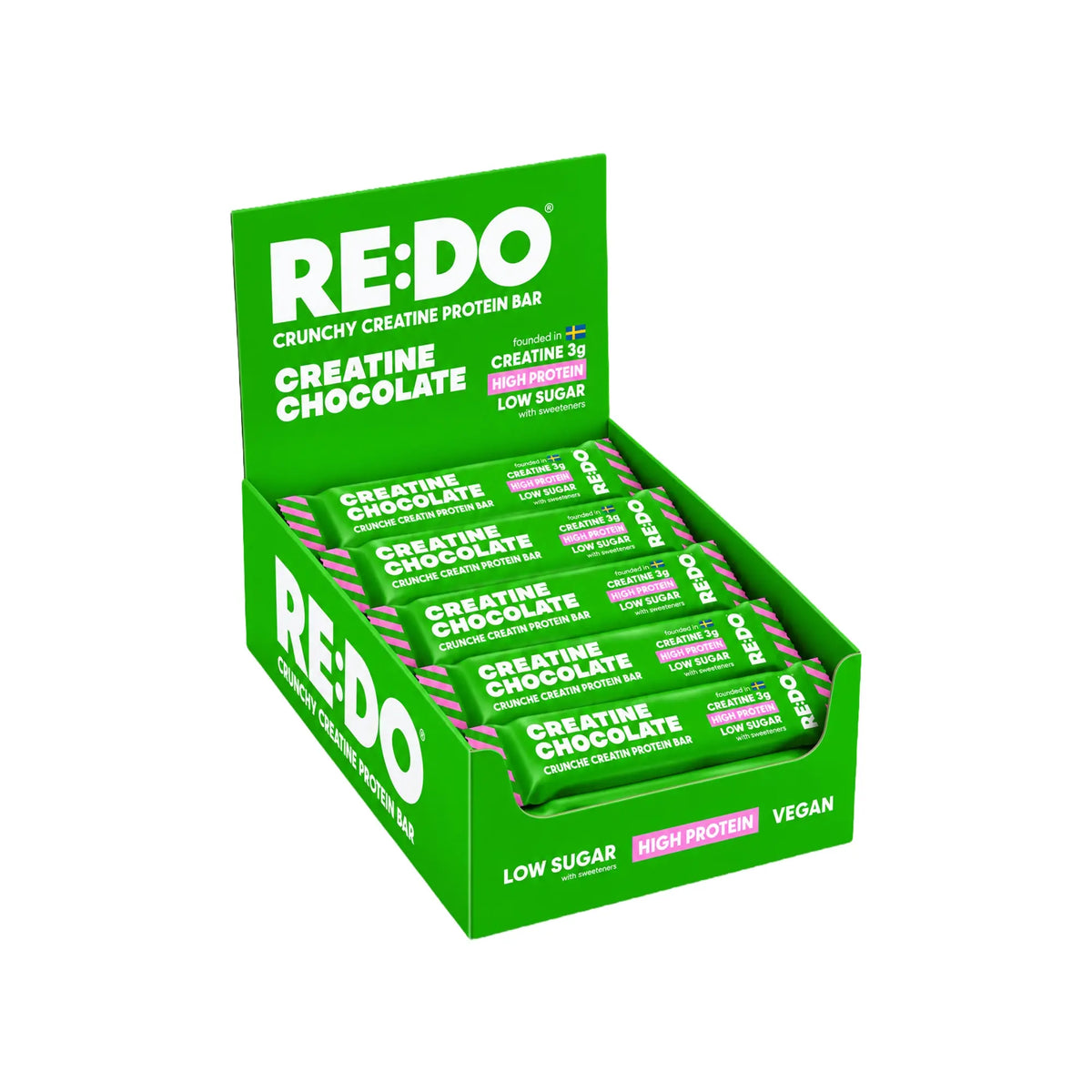 15 x REDO Creatine Bar 40 g Chocolate Caramel, bild 1 av 1