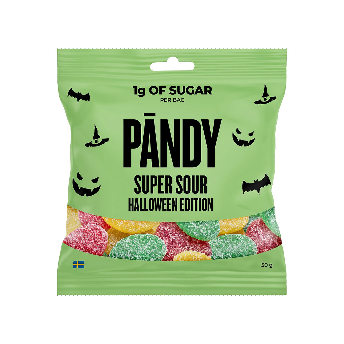 Pändy Candy 50 g Super Sour Halloween Edition, bild 1 av 1