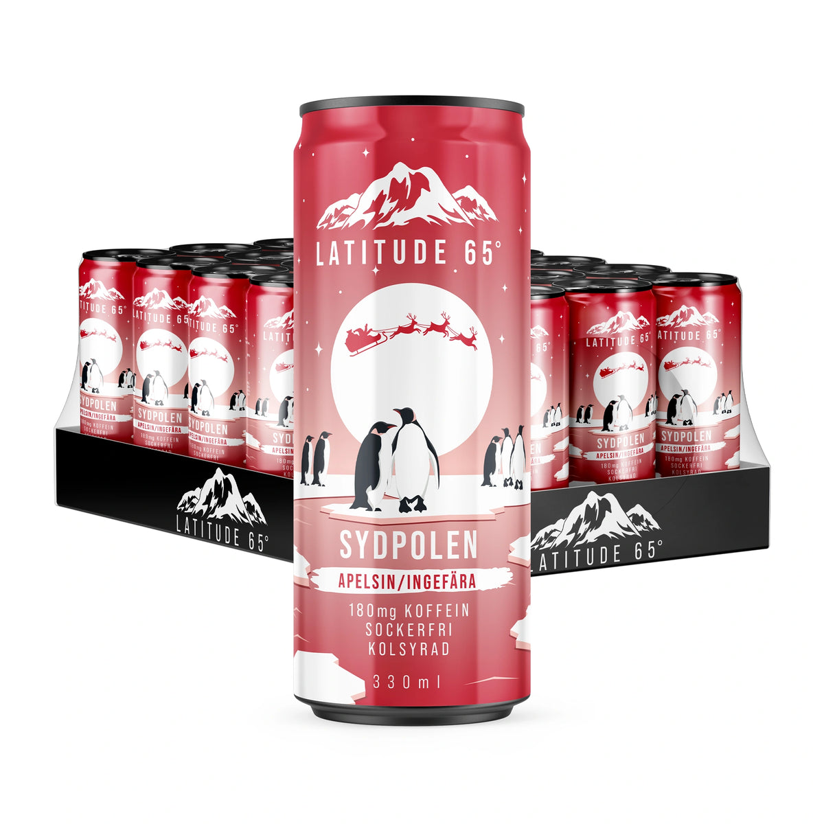 24 x Latitude 65 330 ml Sydpolen – Apelsin/Ingefära, bild 1 av 1