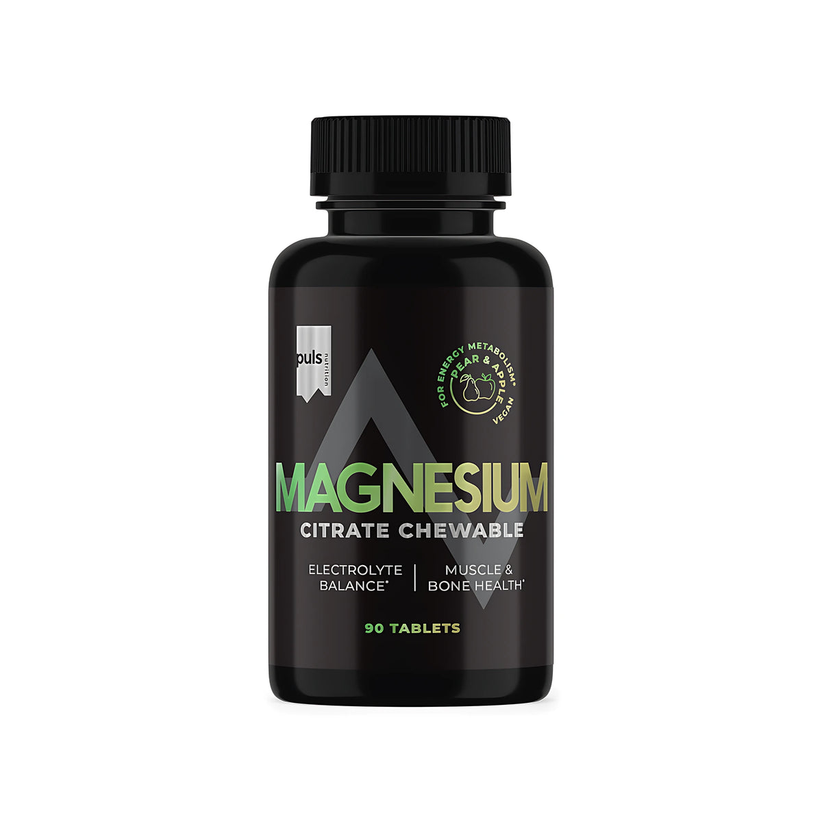 Puls Nutrition Chewable Magnesium 90 tablets Pear Apple, bild 1 av 1