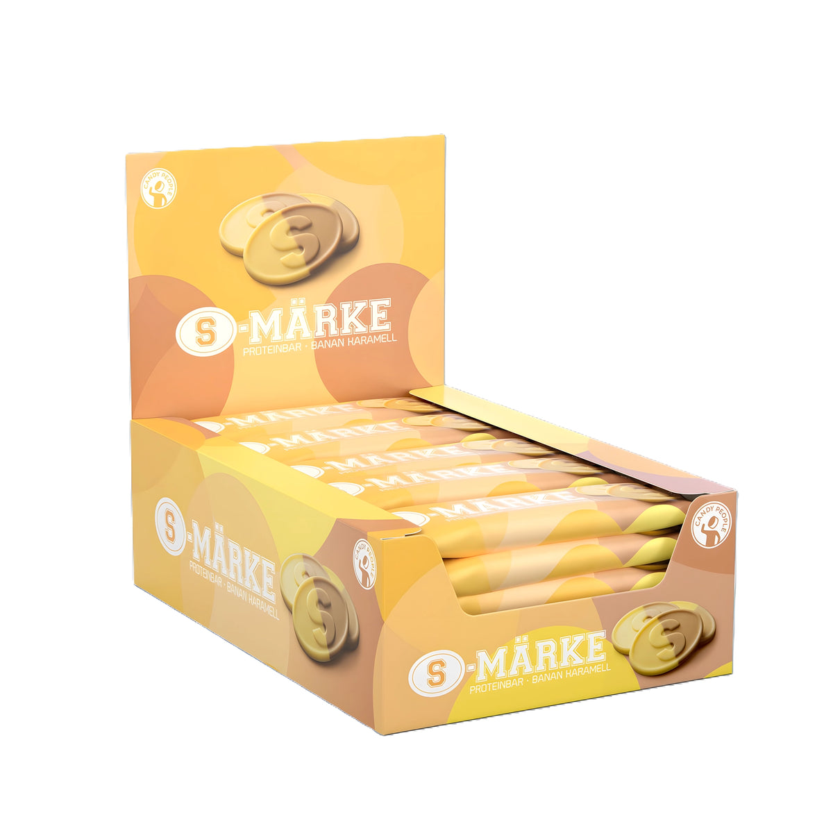 15 x S-märke Proteinbar 40 g Banan &amp; Karamell, bild 1 av 1