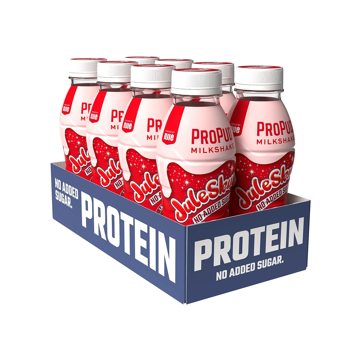 8 x NJIE ProPud Protein Milkshake 330 ml Juleskum, bild 1 av 1