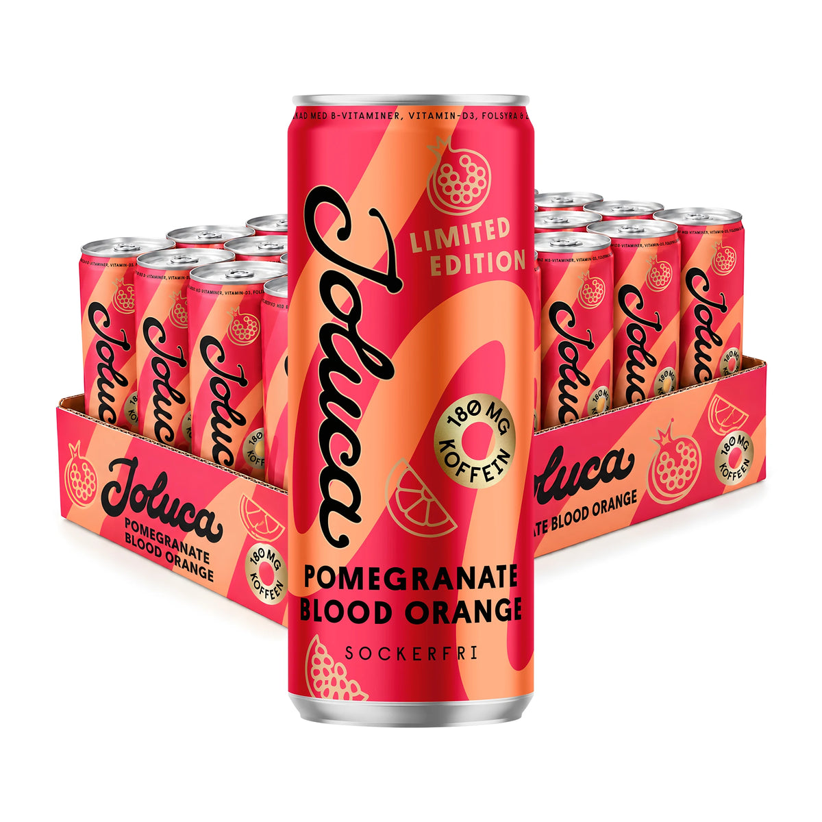 24 x Joluca 330 ml Pomegranate Blood Orange