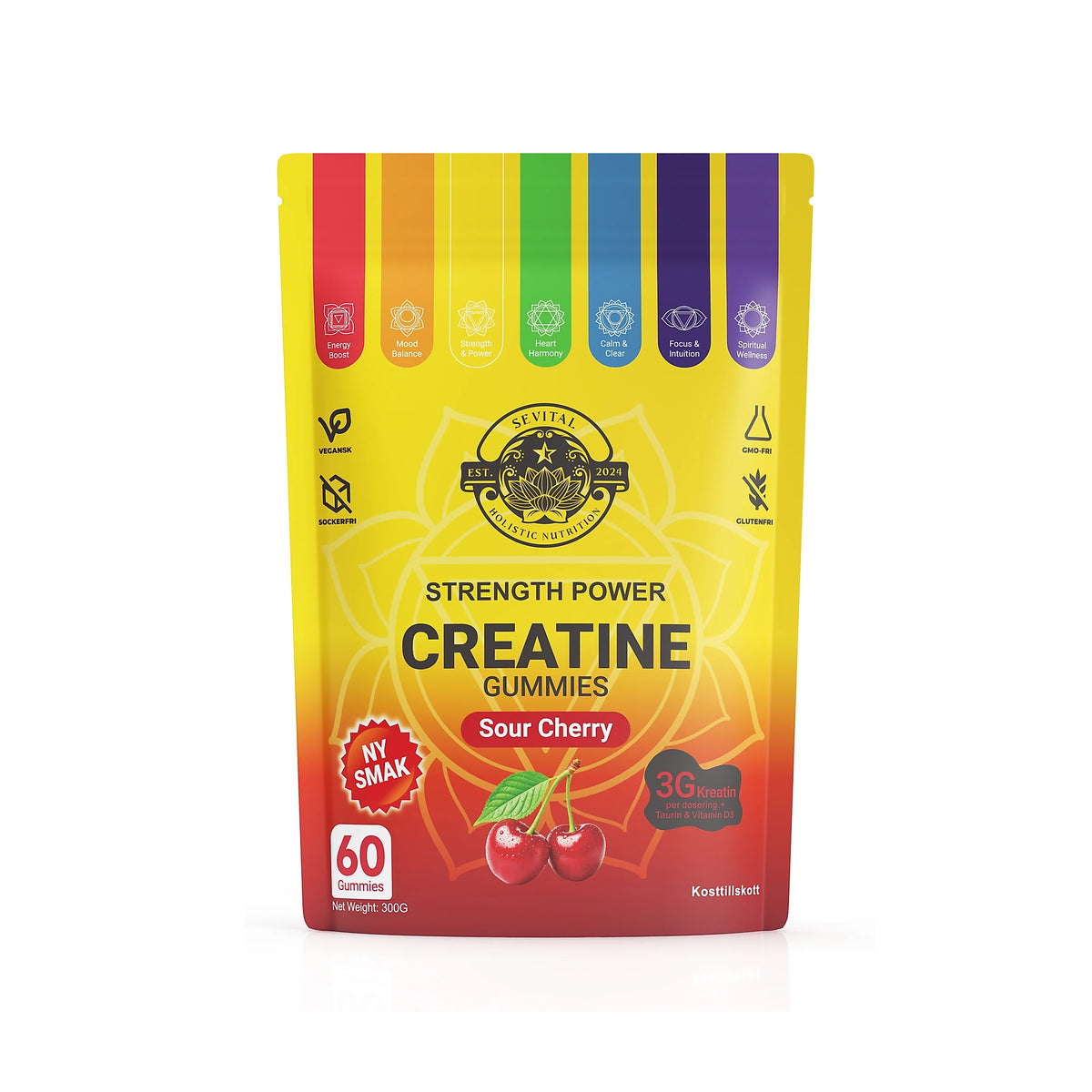 Sevital Kreatin Gummies 60 st