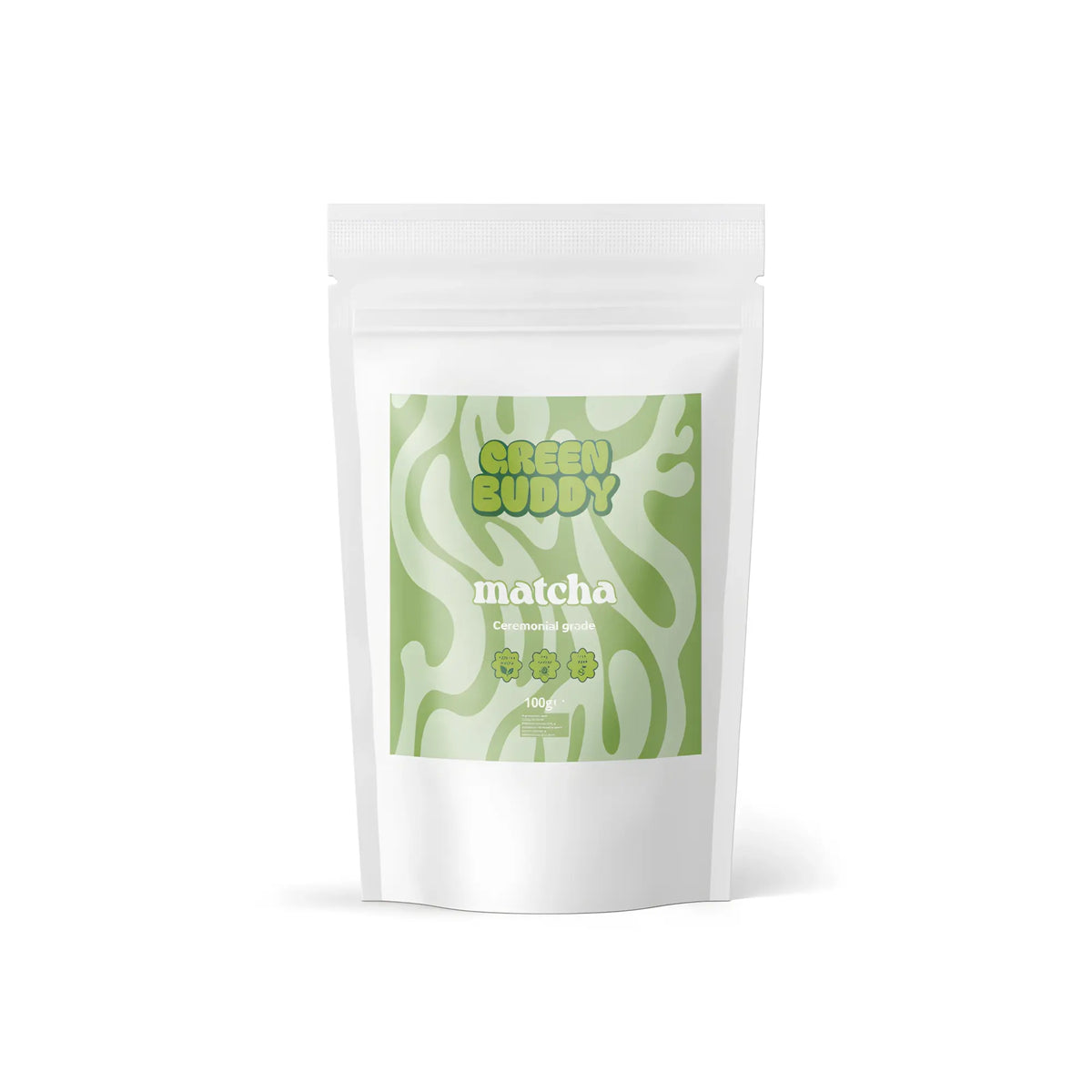 Green Buddy Ekologiskt Ceremonial Grade Matchapulver 100 g, bild 1 av 1